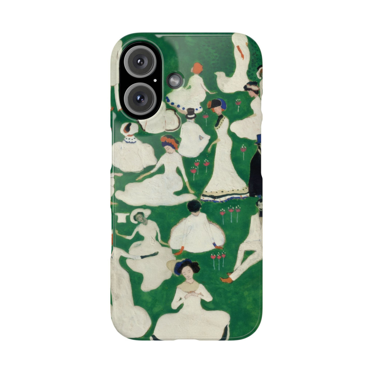 Rest Society in Top Hats by Kazimir Malevich - iPhone Slim Case