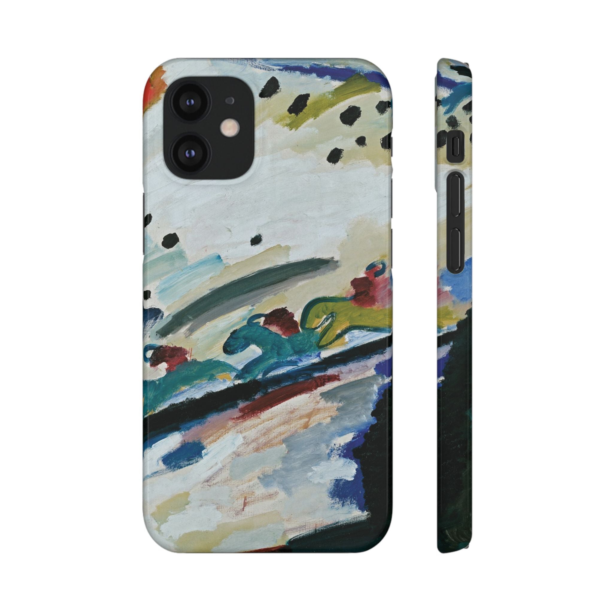 Romantic Landscape by Vasily Kandinsky - iPhone Slim Case