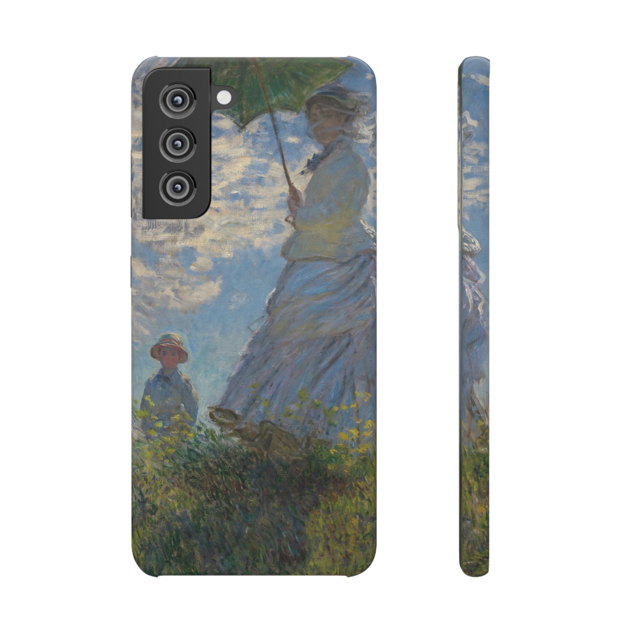 Madame Monet and Her Son by Claude Monet - Samsung Slim Case