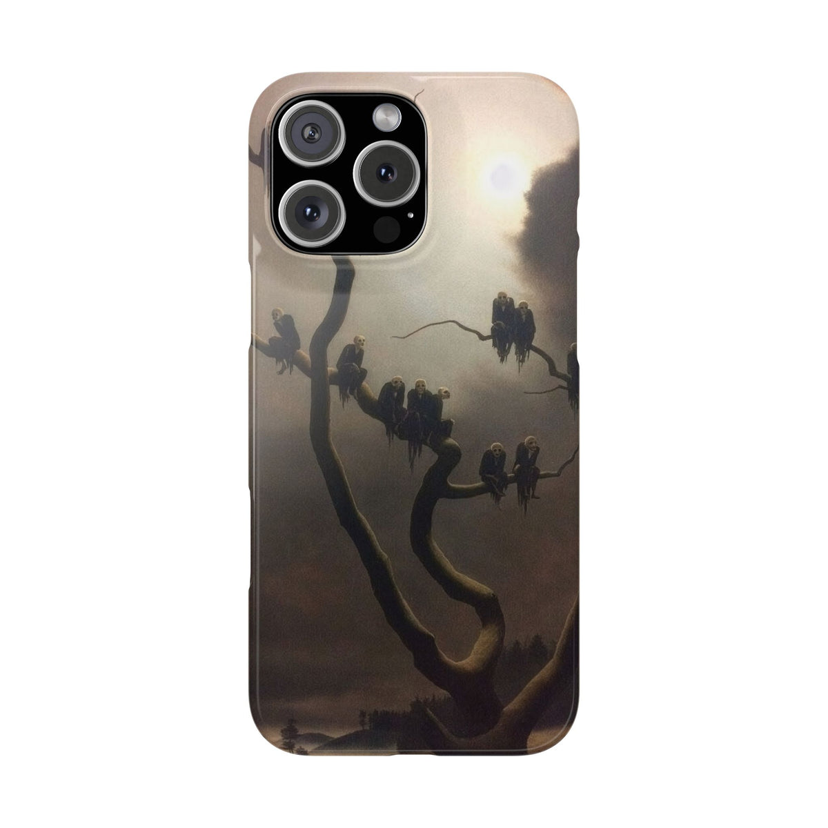 Ghosts on a Tree by Franz Sedlacek - iPhone Slim Case