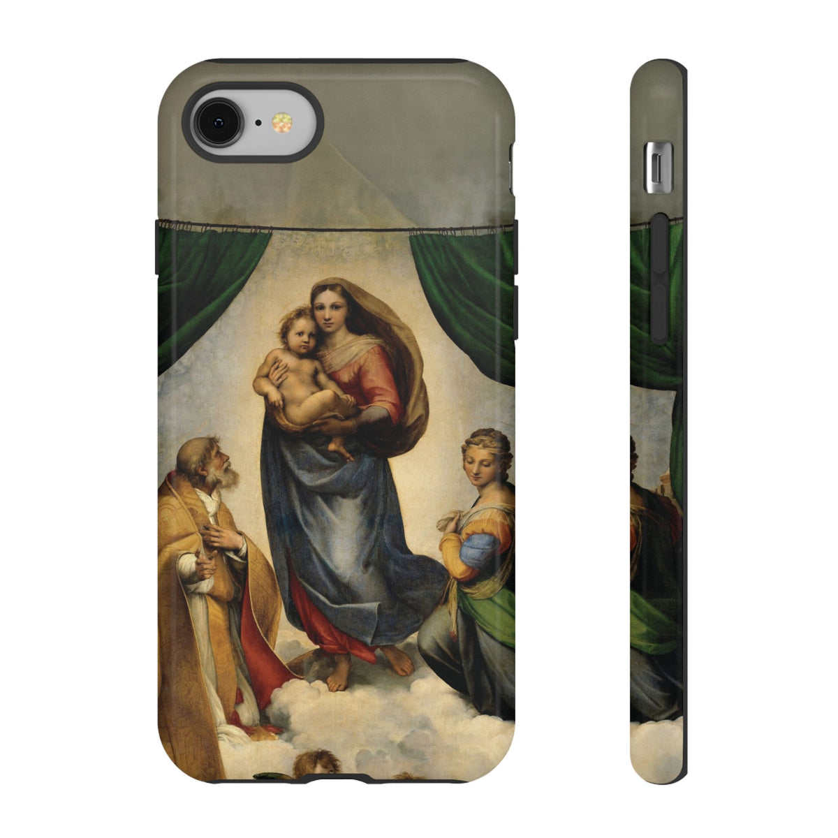 The Sistine Madonna by Raphael Sanzio - iPhone Tough Case