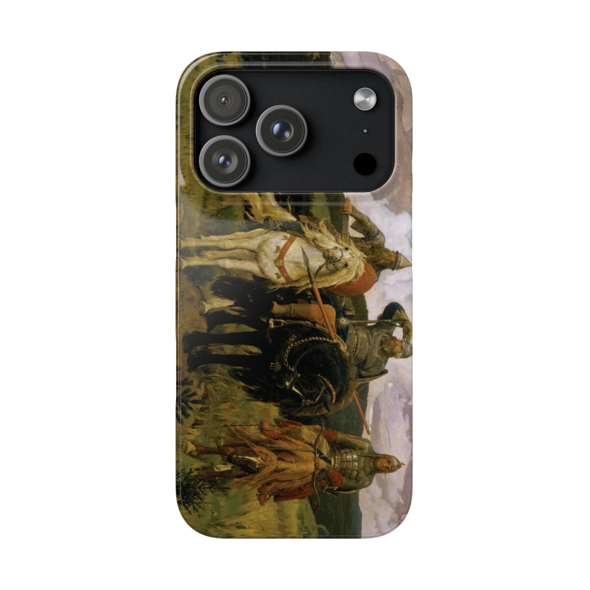 Bogatyrs by Viktor Vasnetsov - iPhone Slim Case
