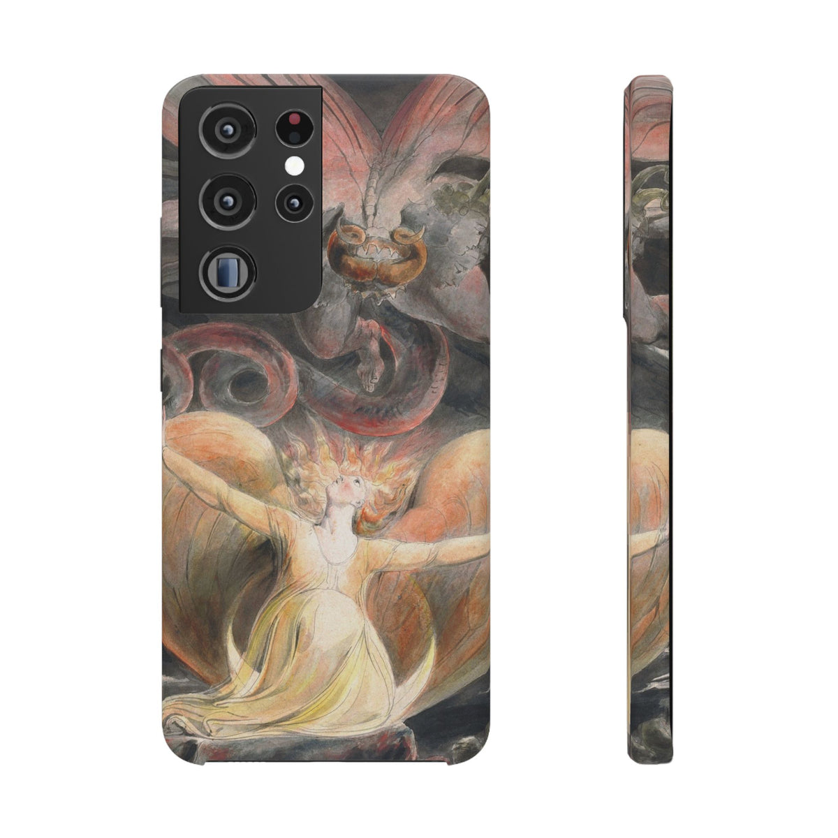 The Great Red Dragon and the Woman Clothed with the Sun by William Blake - Samsung Slim Case