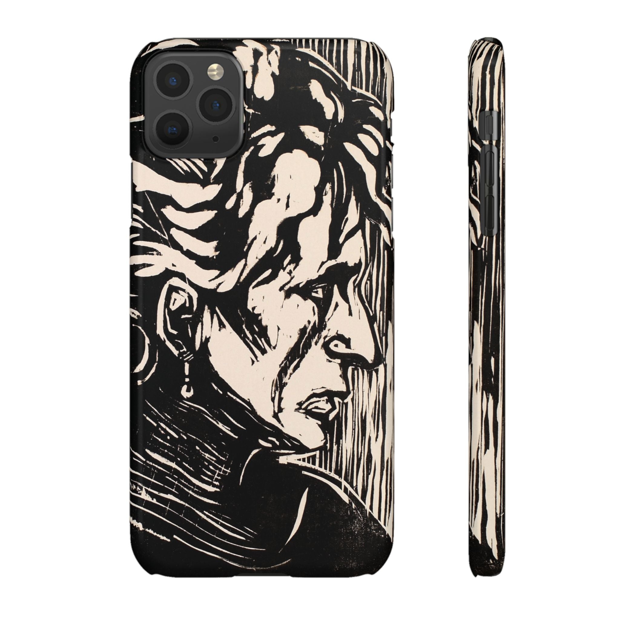 Portrait of an Elderly Lady by Edvard Munch - iPhone Slim Case