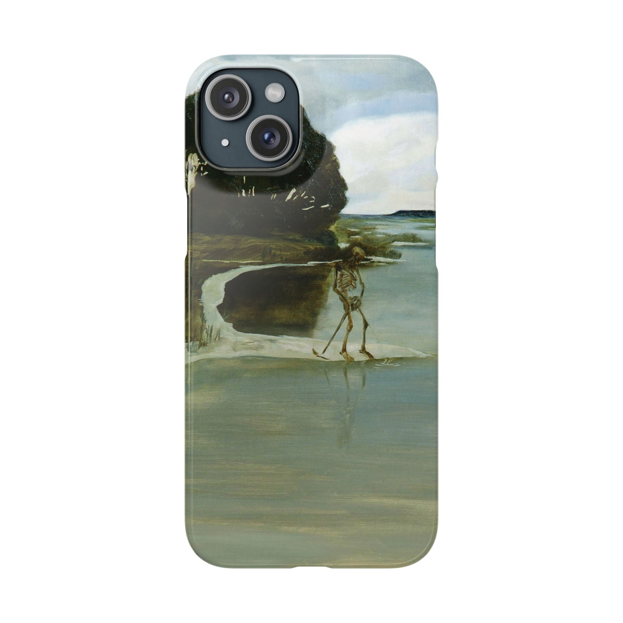 Death Peeing by Max Klinger - iPhone Slim Case