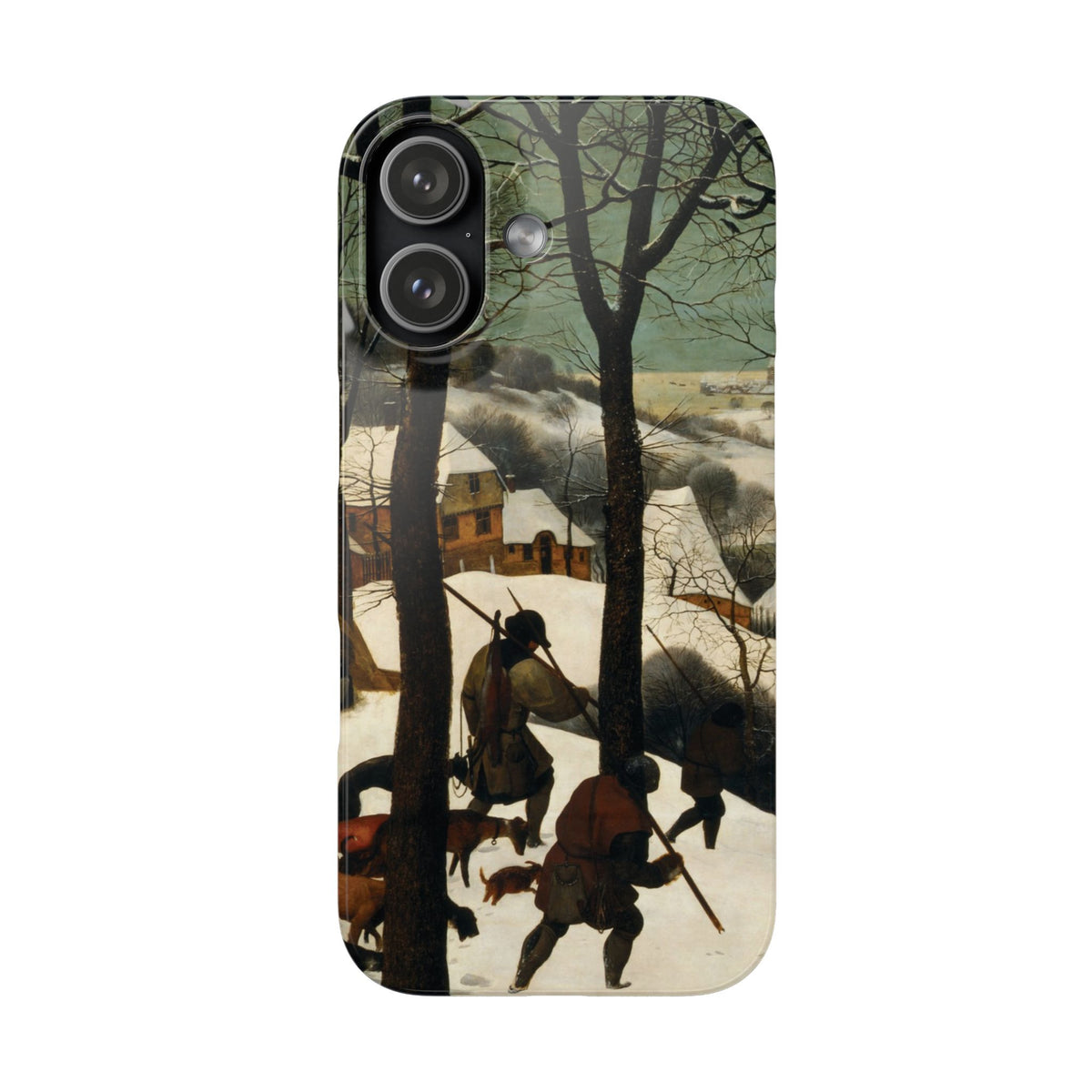 The Hunters in the Snow by Pieter Bruegel the Elder - iPhone Slim Case