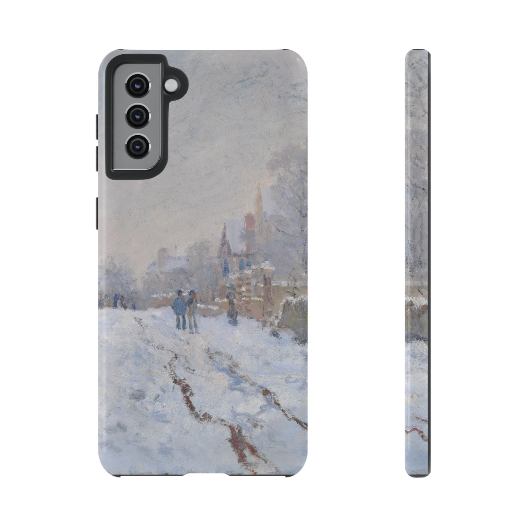Snow Scene at Argenteuil by Claude Monet - Samsung Tough Case
