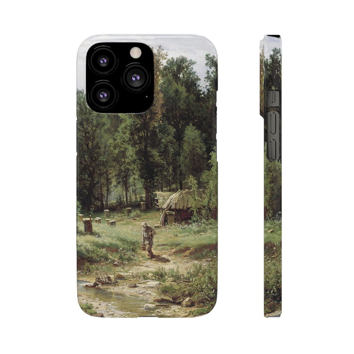 An Apiary in the Forest by Ivan Ivanovich Shishkin - iPhone Slim Case
