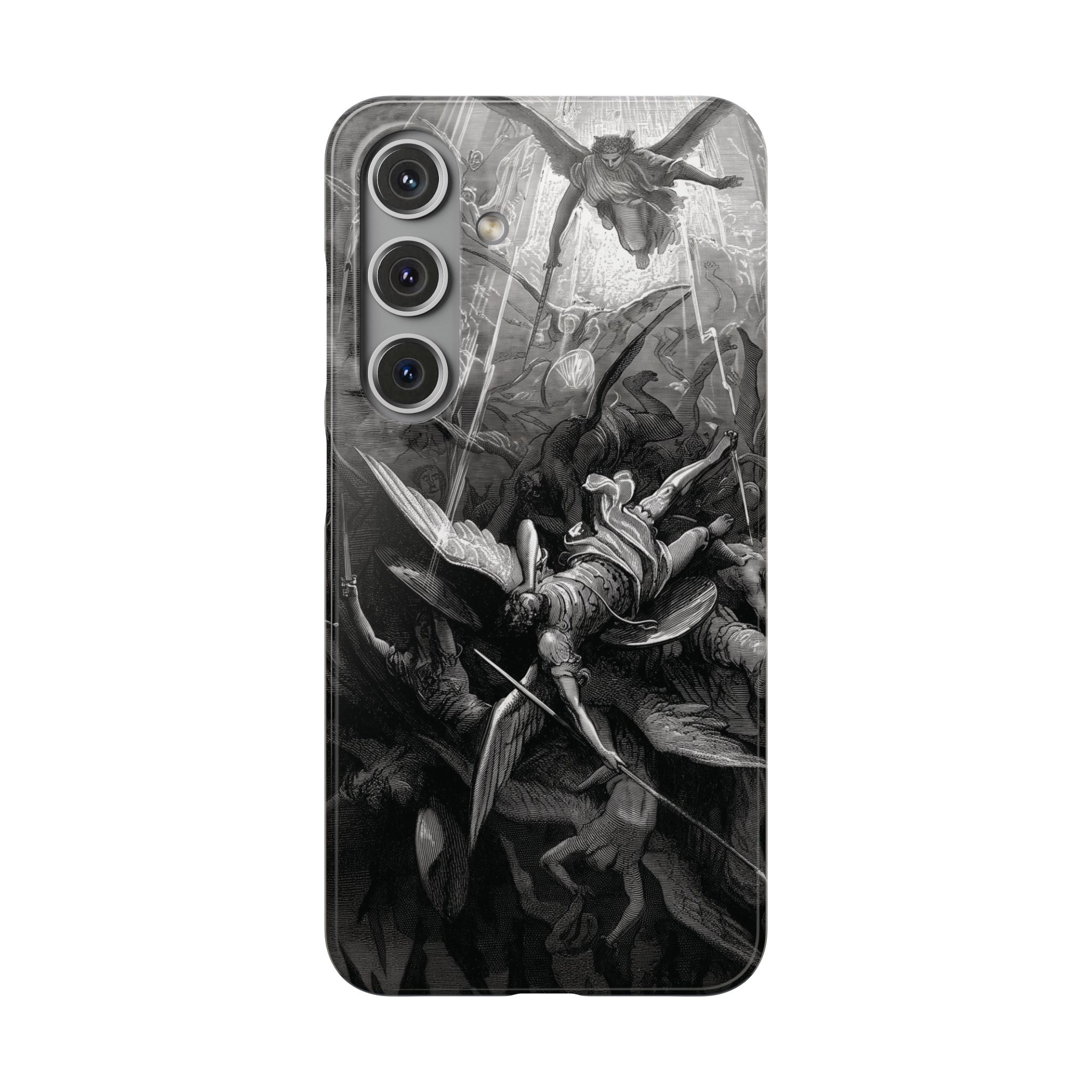 Paradise Lost |The Battle in Heaven by Gustave Doré - Samsung Slim Case