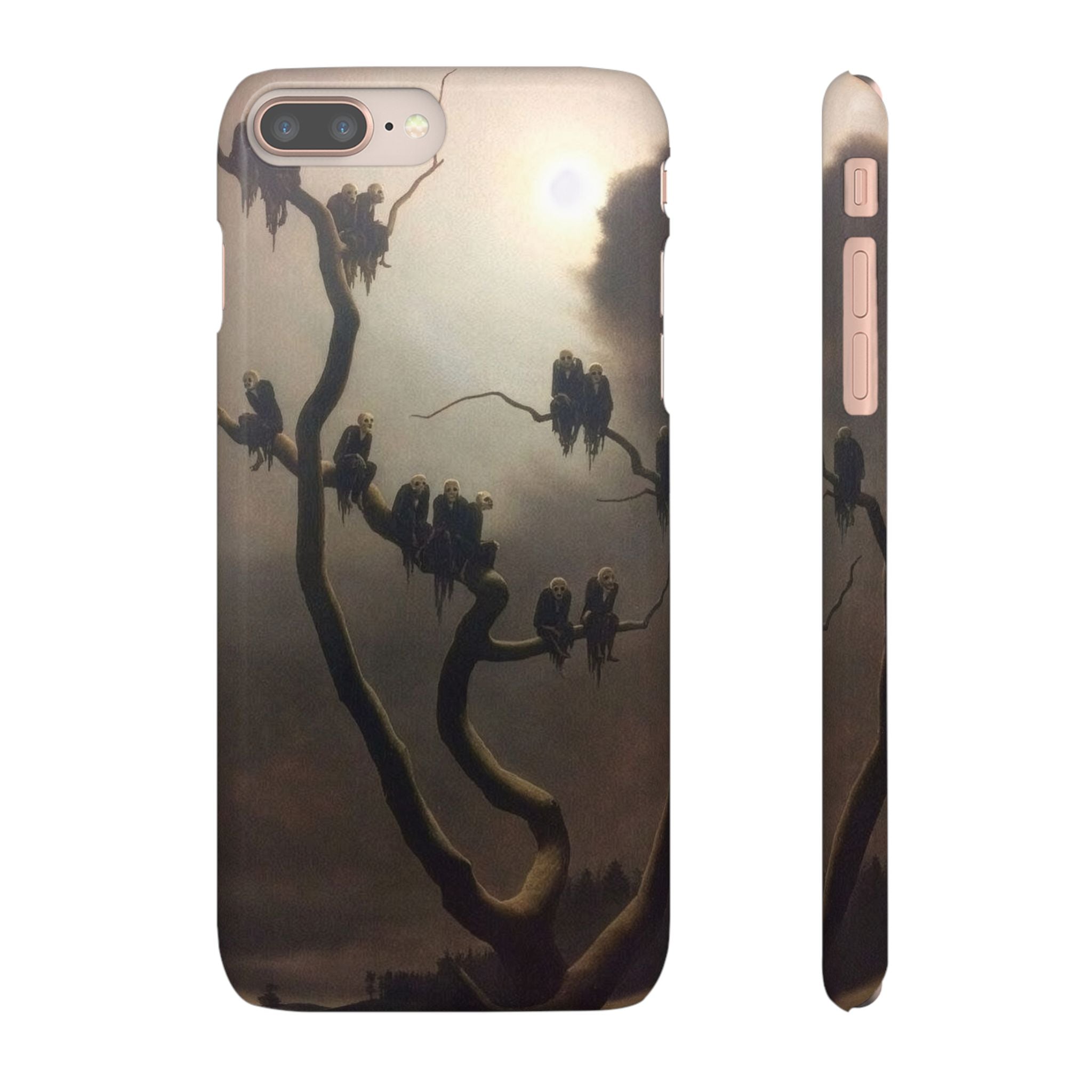 Ghosts on a Tree by Franz Sedlacek - iPhone Slim Case