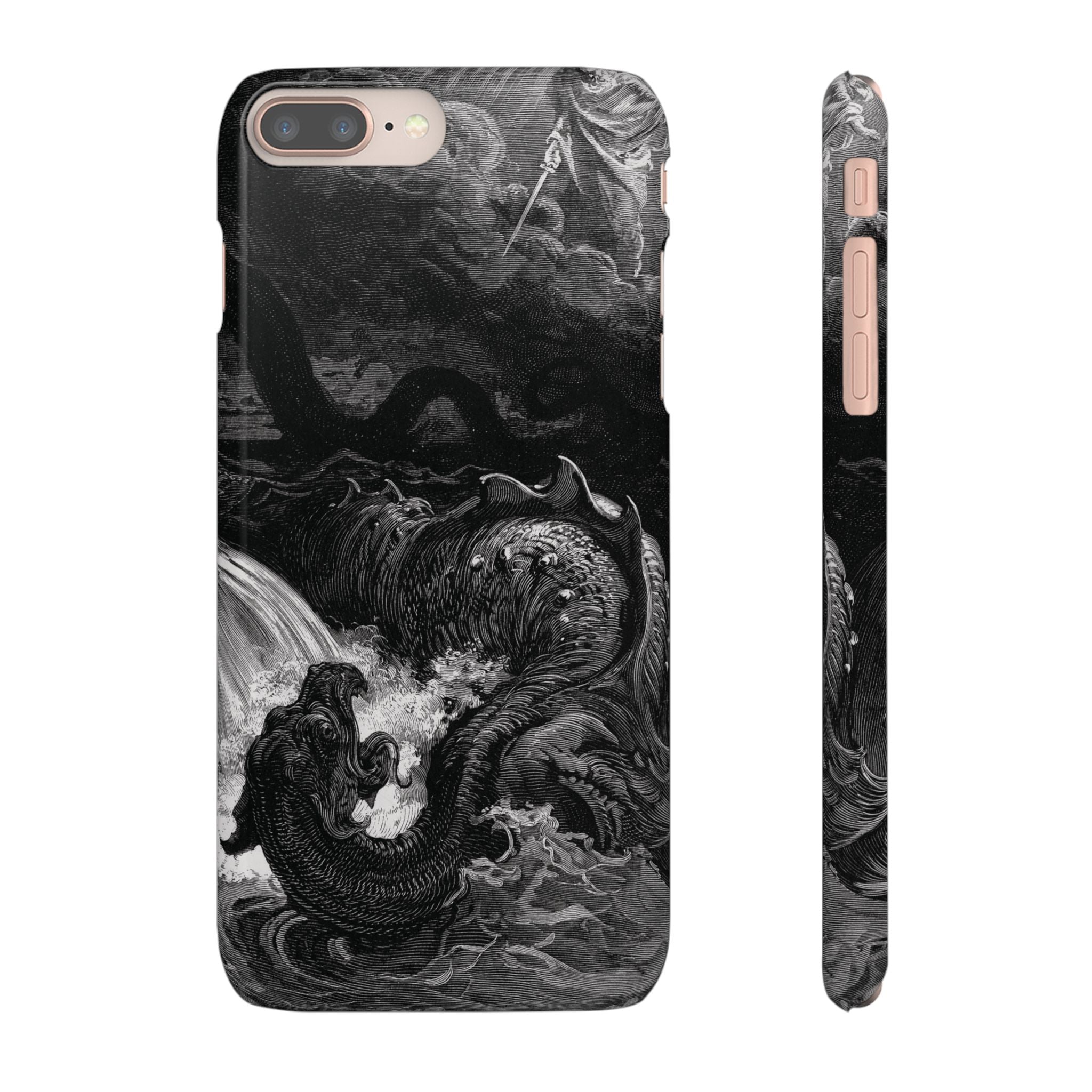 The Destruction of Leviathan by Gustave Doré - iPhone Slim Case