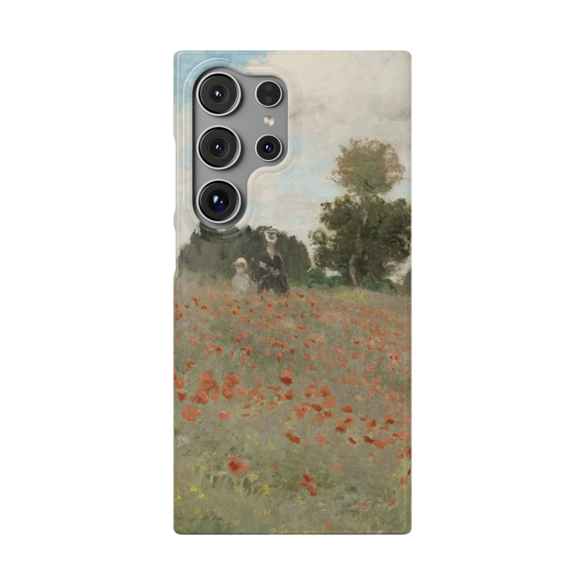 The Poppy Field by Claude Monet - Samsung Slim Case