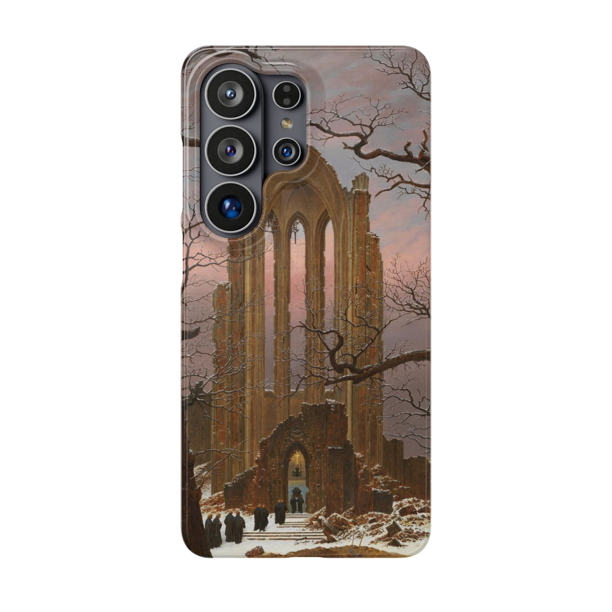 Monastery Graveyard in the Snow by Caspar David Friedrich - Samsung Slim Case