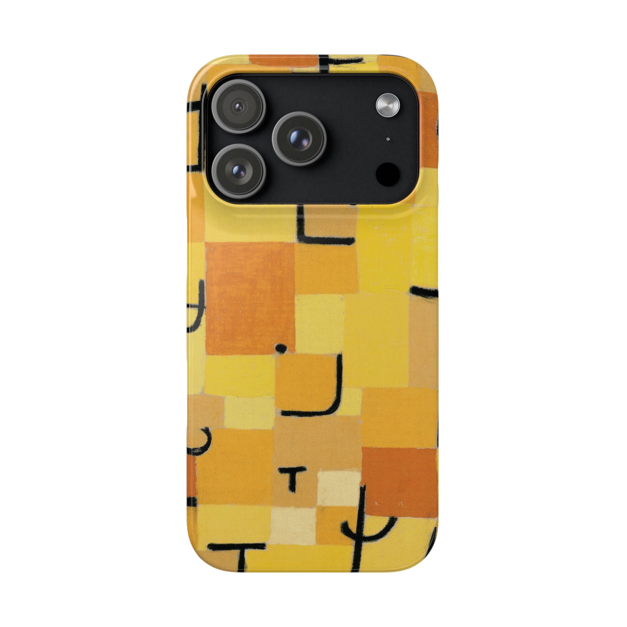 Signs in Yellow by Paul Klee - iPhone Slim Case