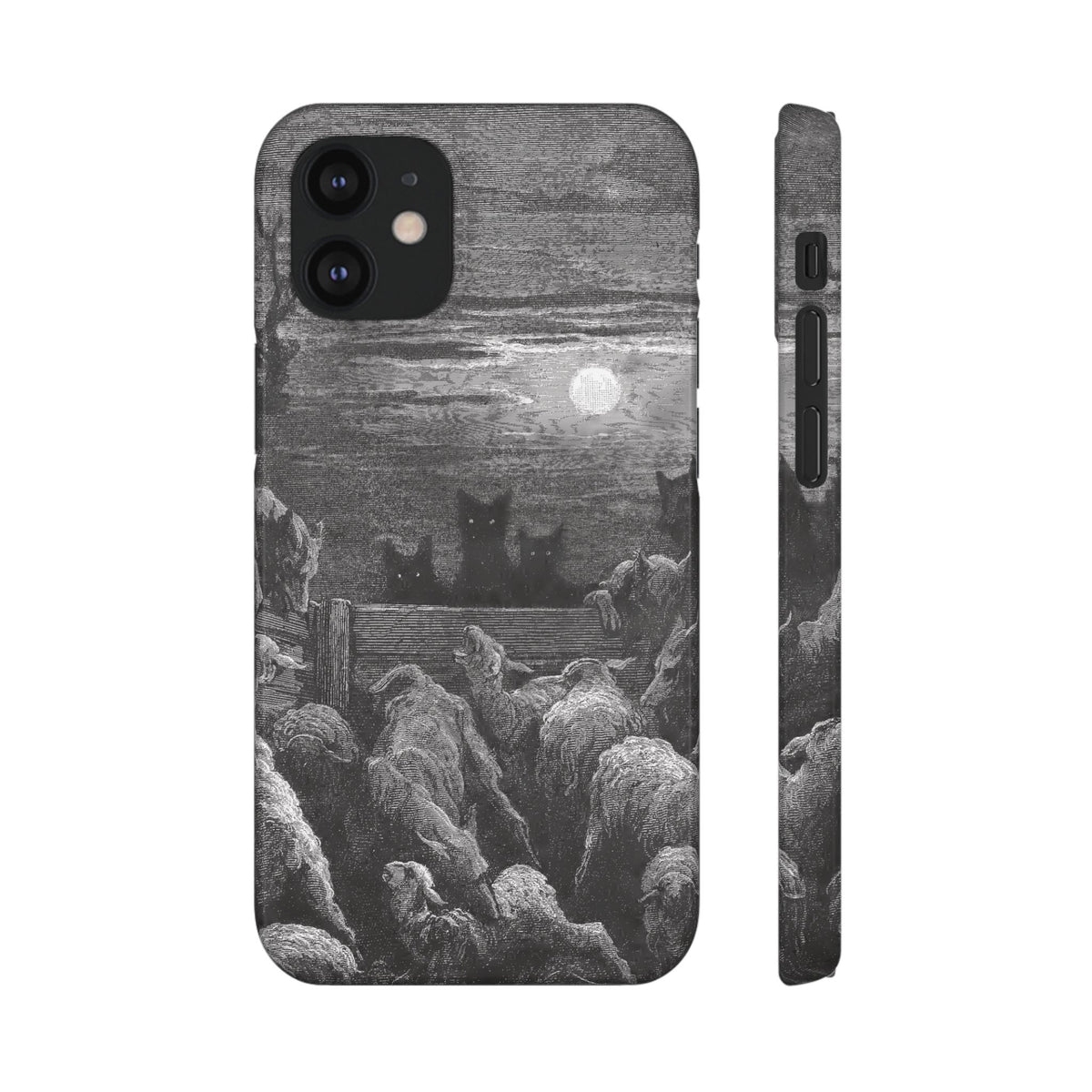 The Wolves and The Sheep by Gustave Dore - iPhone Slim Case