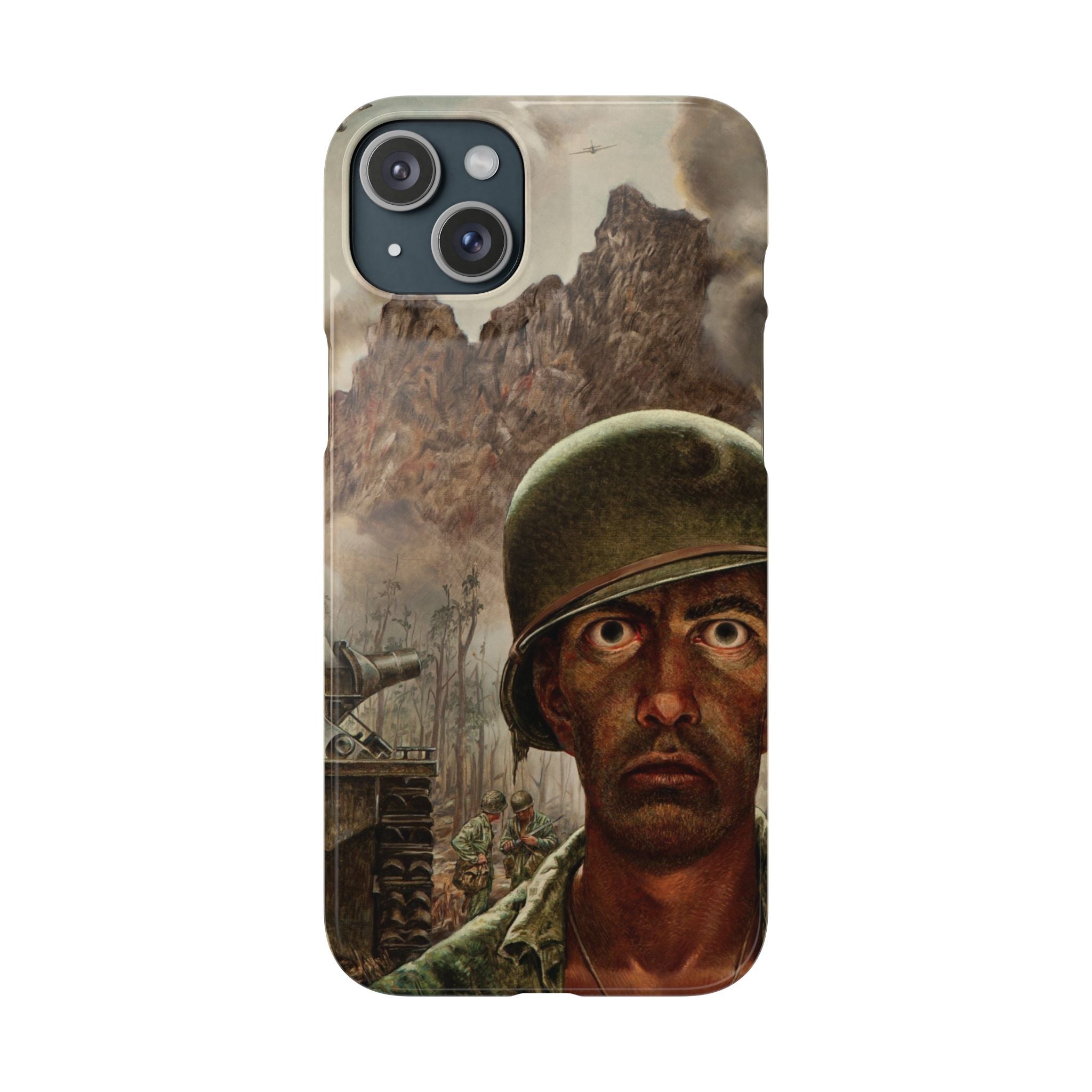 That 2,000 Yard Stare by Thomas Lea - iPhone Slim Case