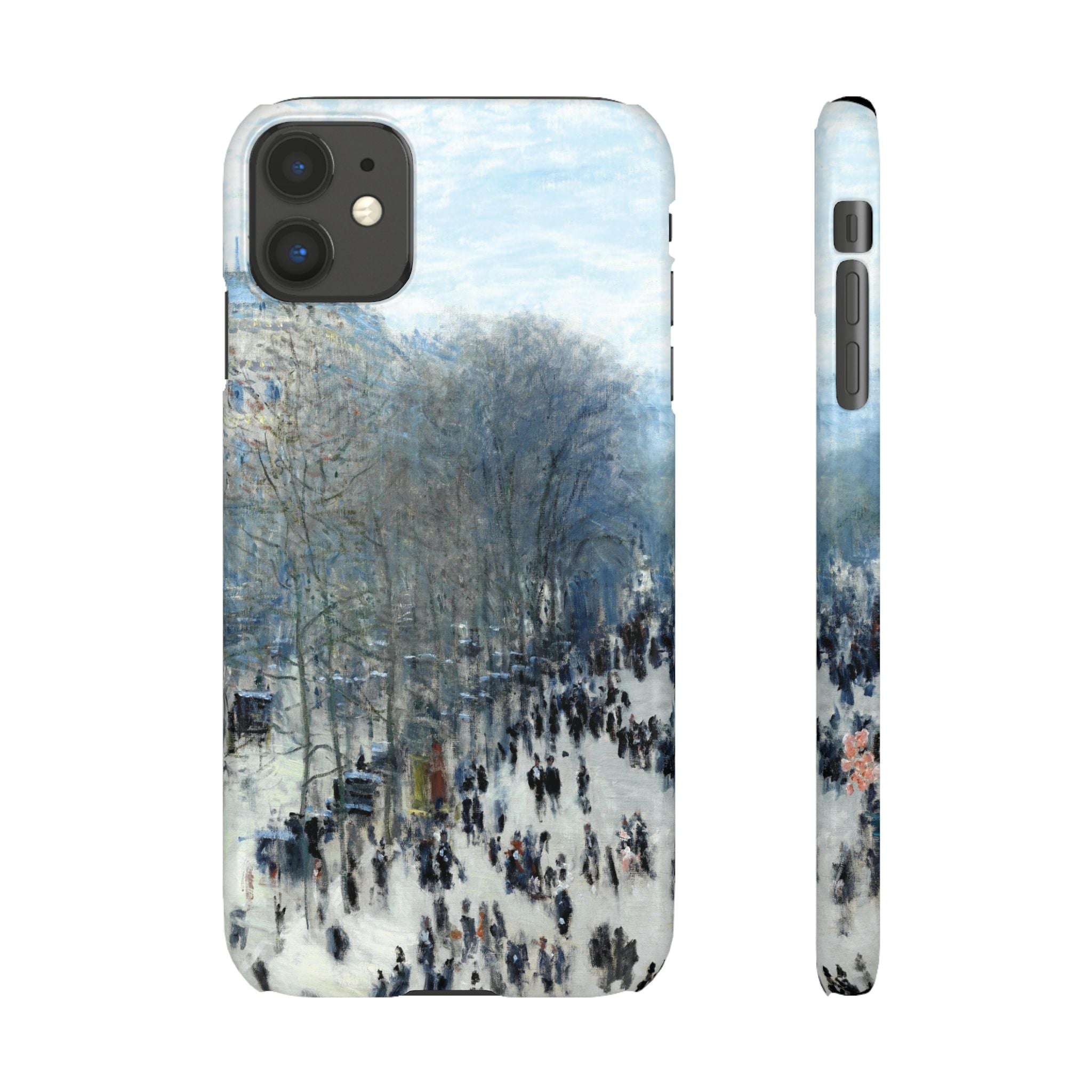 Boulevard des Capucines by Claude Monet - iPhone Slim Case