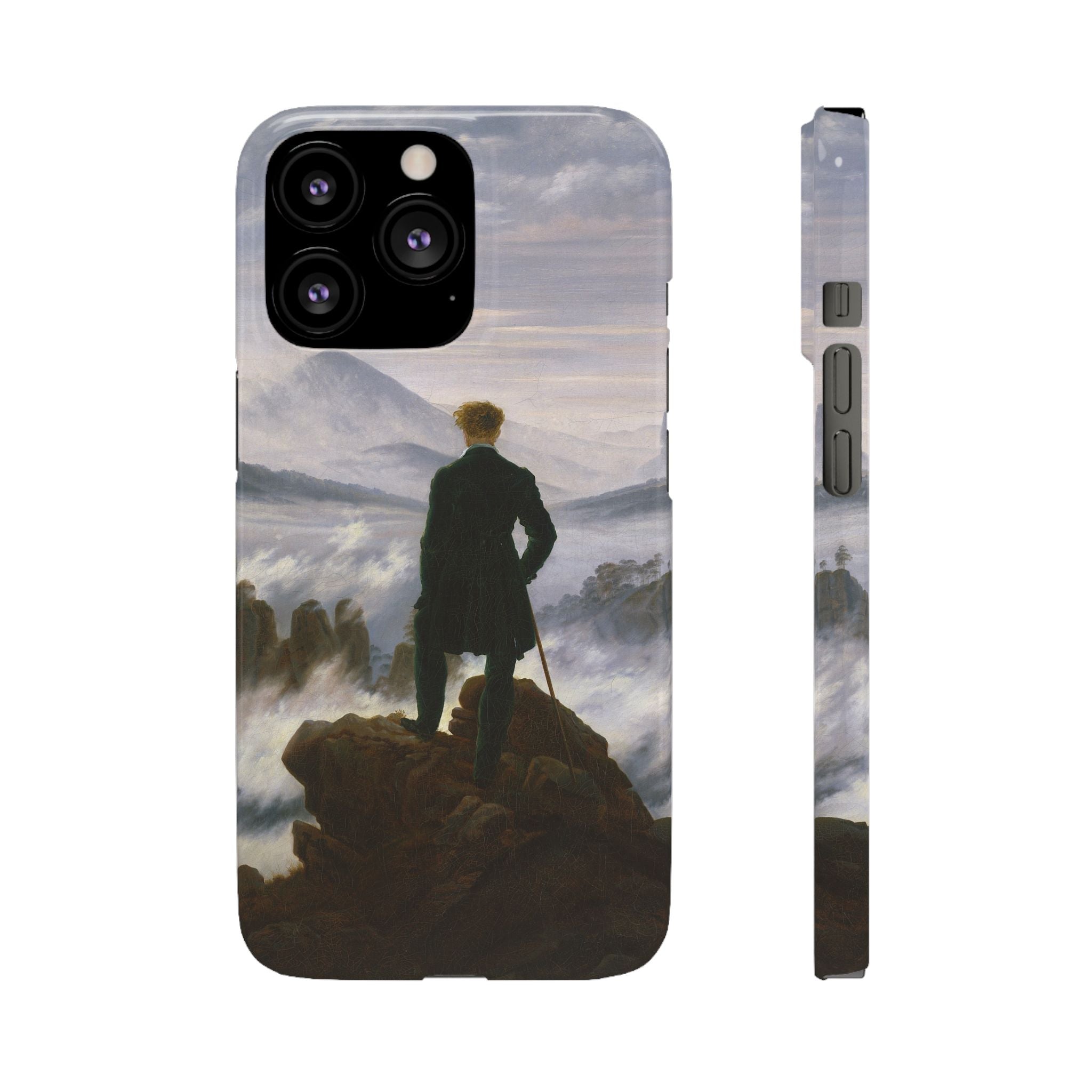 The Wanderer above the Sea of Fog by Caspar David Friedrich - iPhone Slim Case