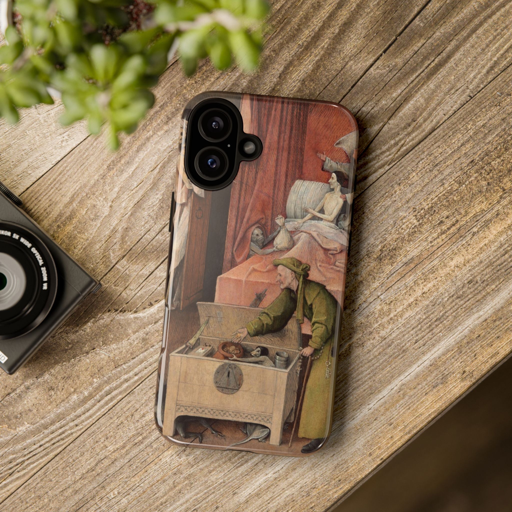 The Death of the Miser by Hieronymus Bosch - iPhone Tough Case
