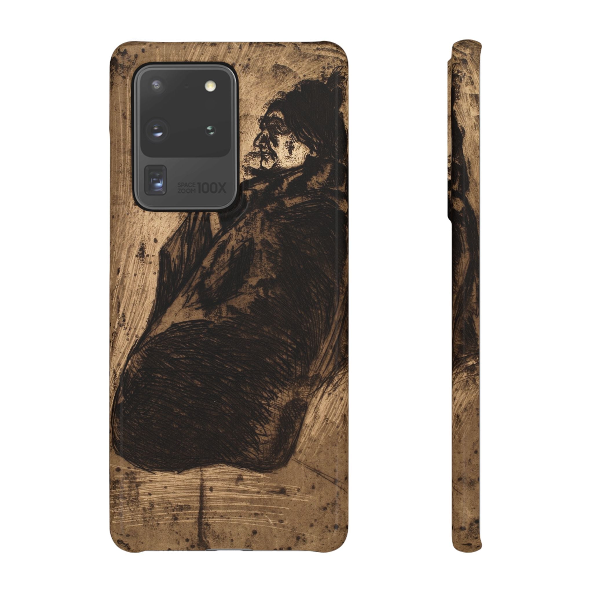 Old Woman by Edvard Munch - Samsung Slim Case
