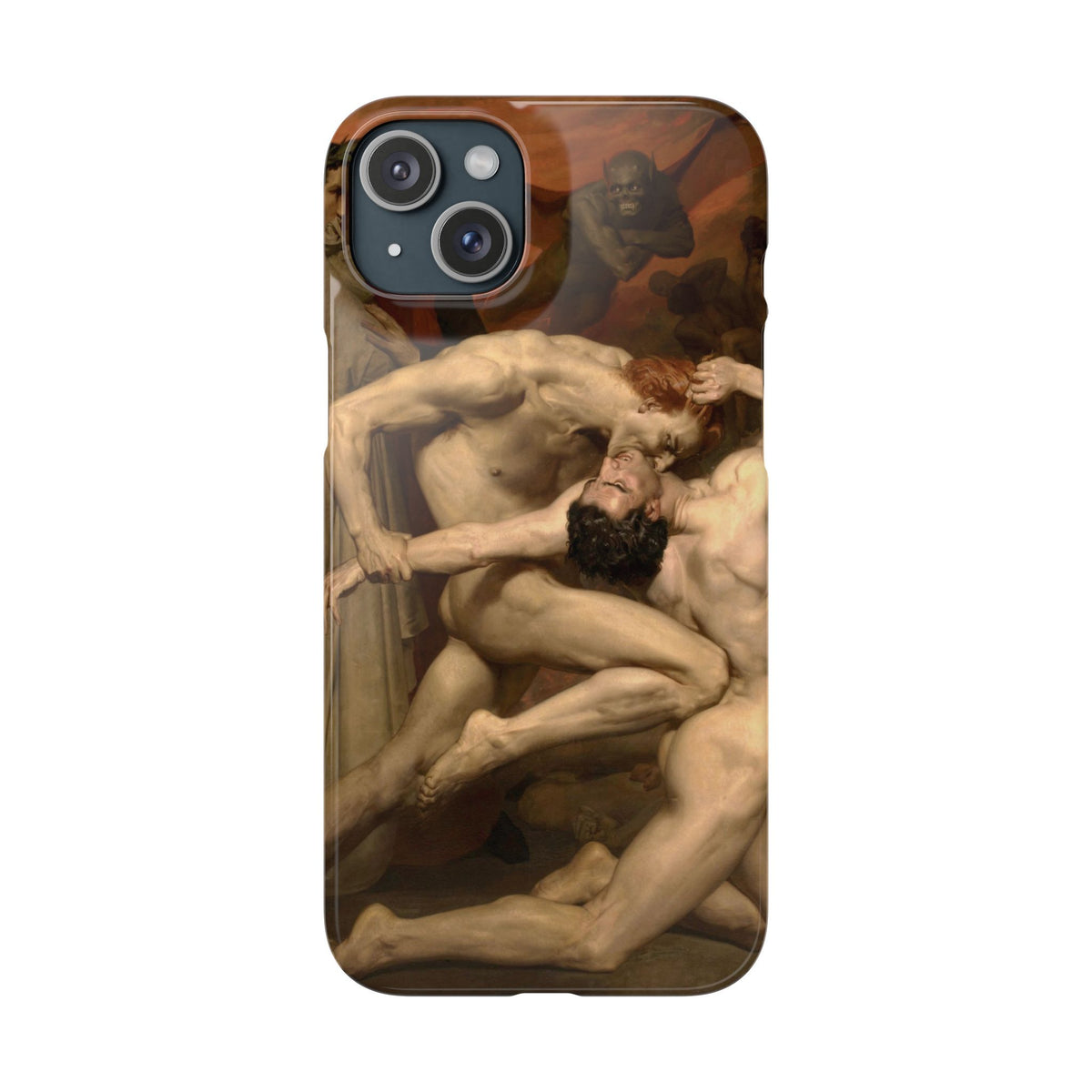 Dante and Virgile by William Bouguereau - iPhone Slim Case