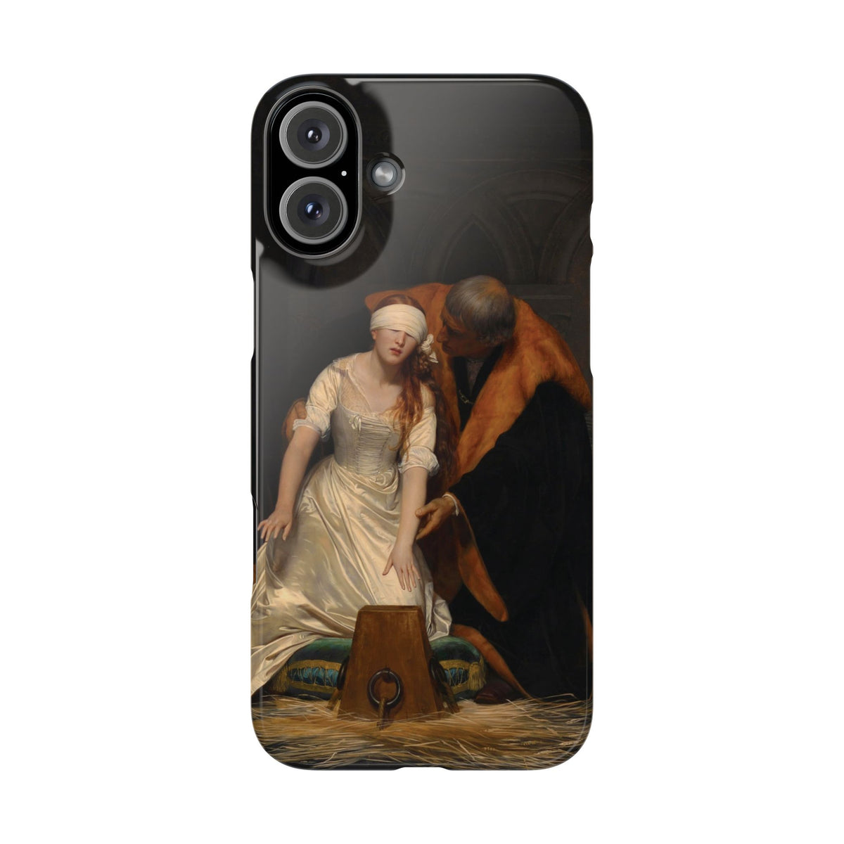 The Execution of Lady Jane Grey by Paul Delaroche - iPhone Slim Case