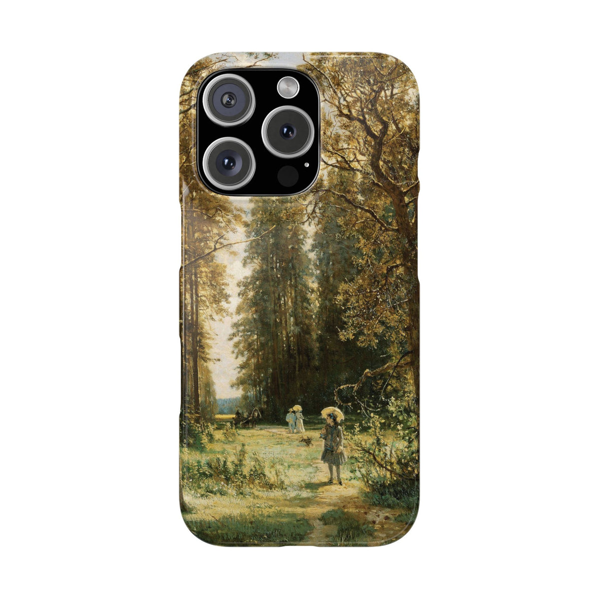 The Path in the Forest by Ivan Ivanovich Shishkin - iPhone Slim Case