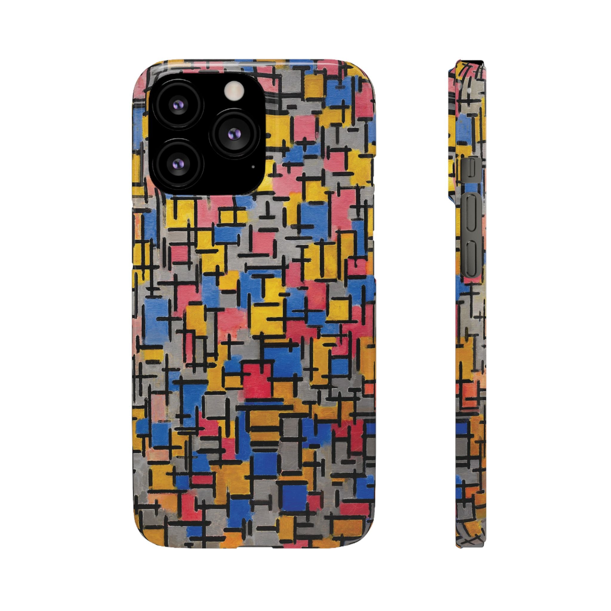 Composition by Piet Mondrian - iPhone Slim Case