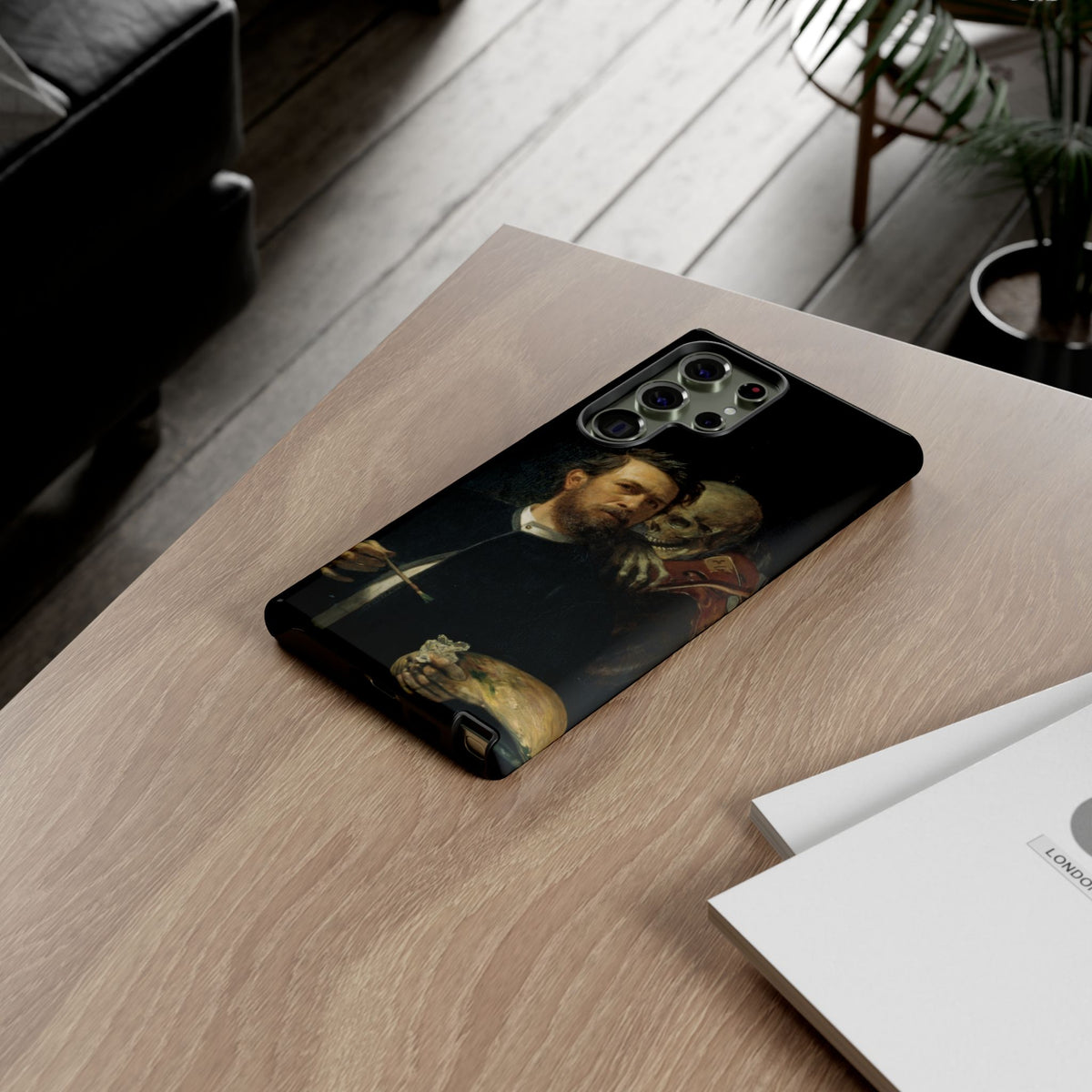 Selbstbildnis mit fiedelndem Tod von Arnold Böcklin - Samsung Tough Case