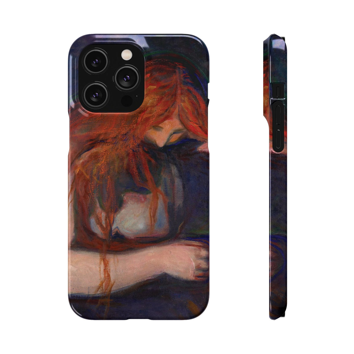 Vampire by Edvard Munch - iPhone Slim Case