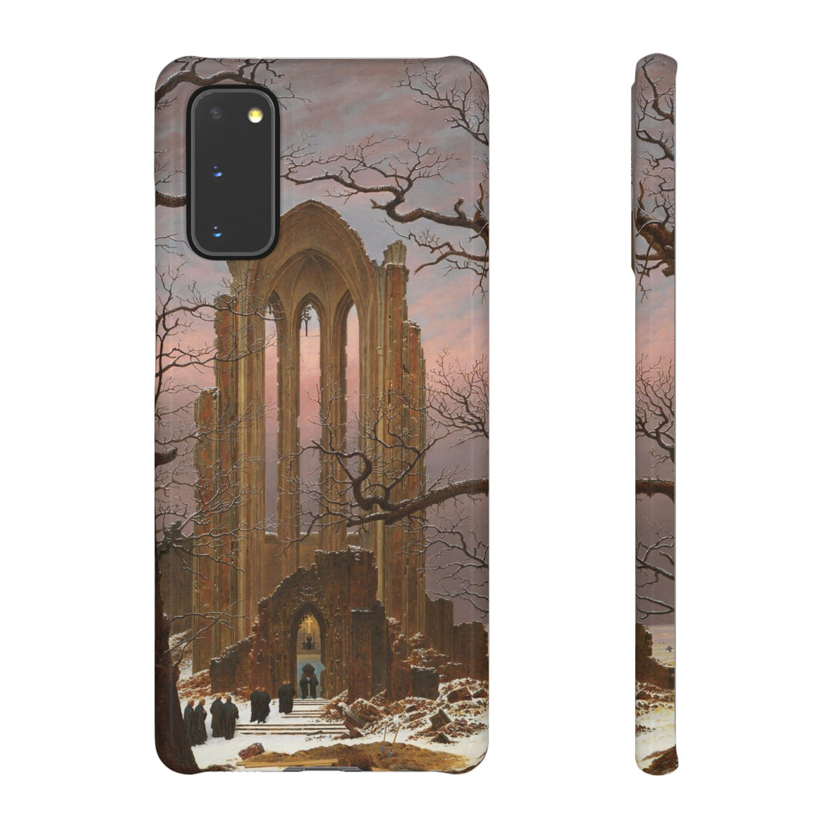 Monastery Graveyard in the Snow by Caspar David Friedrich - Samsung Slim Case