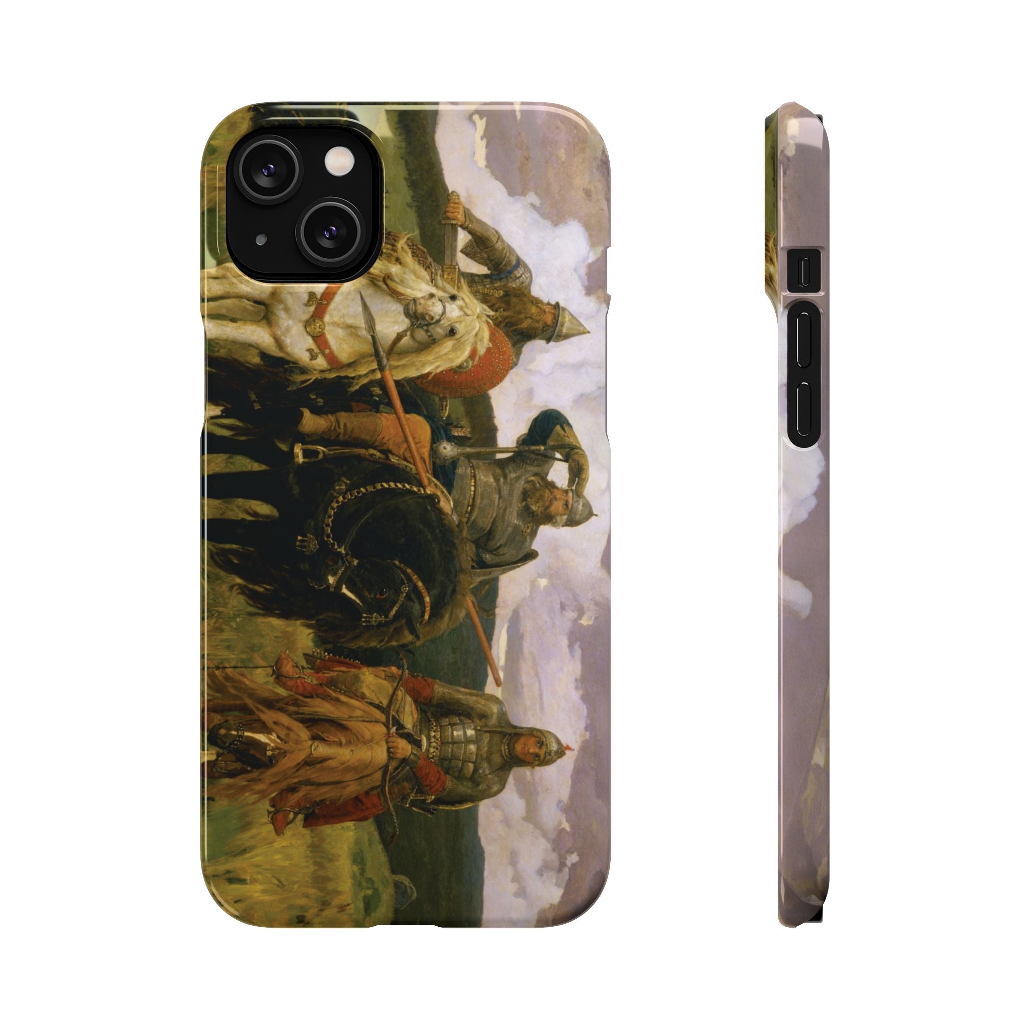 Bogatyrs by Viktor Vasnetsov - iPhone Slim Case