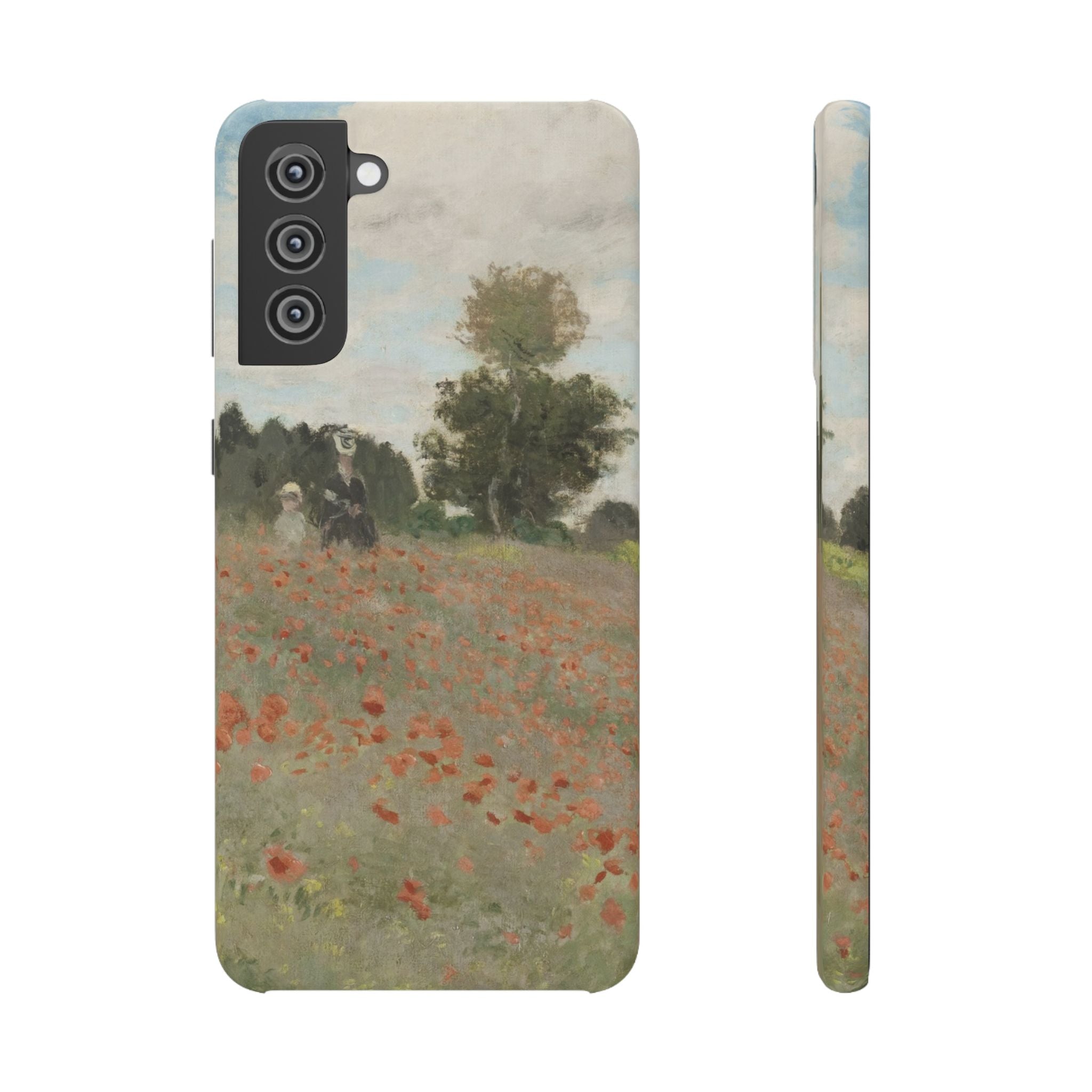 The Poppy Field by Claude Monet - Samsung Slim Case