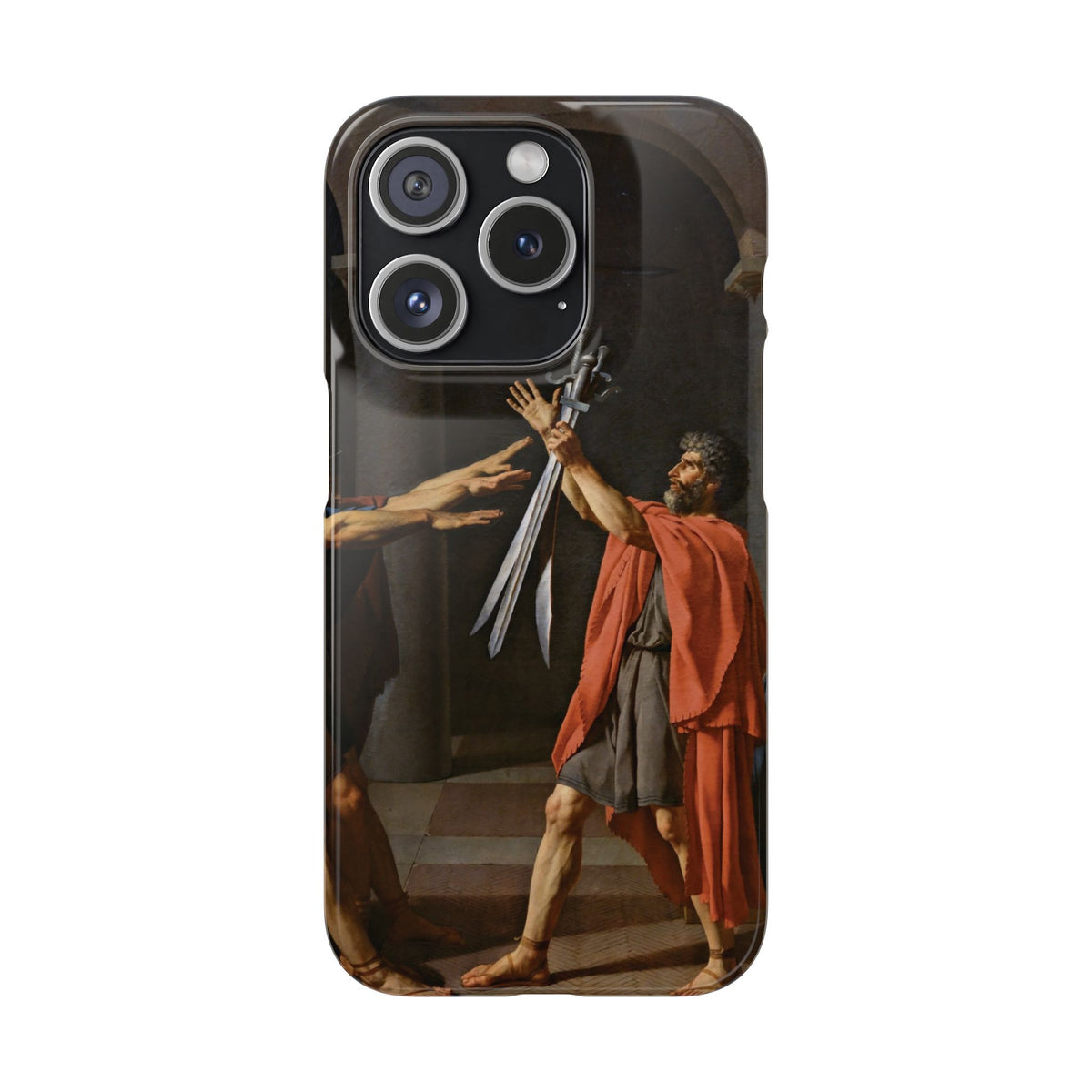 Oath of the Horatii by Jacques-Louis David - iPhone Slim Case