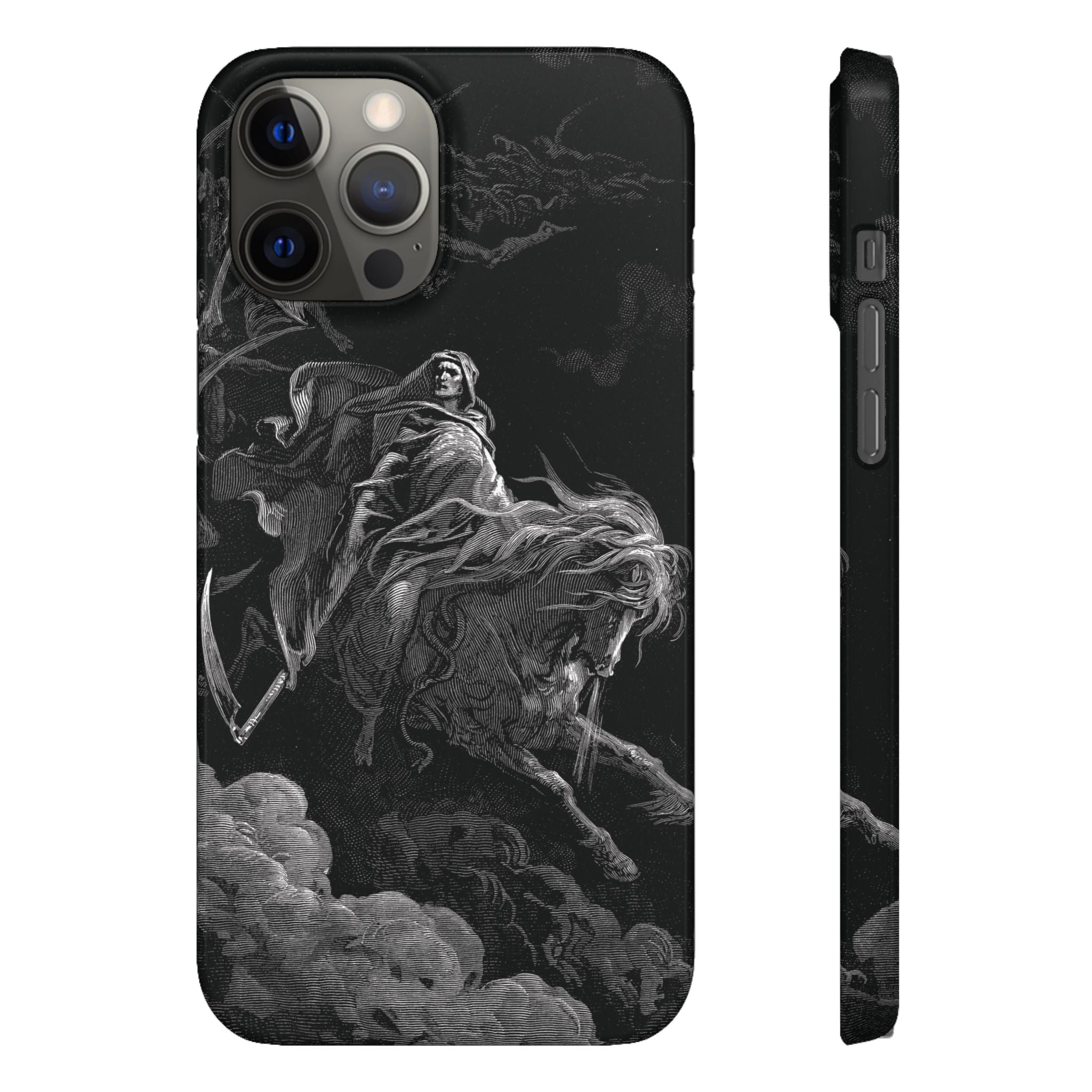 Death on the Pale Horse by Gustave Dore - iPhone Slim Case