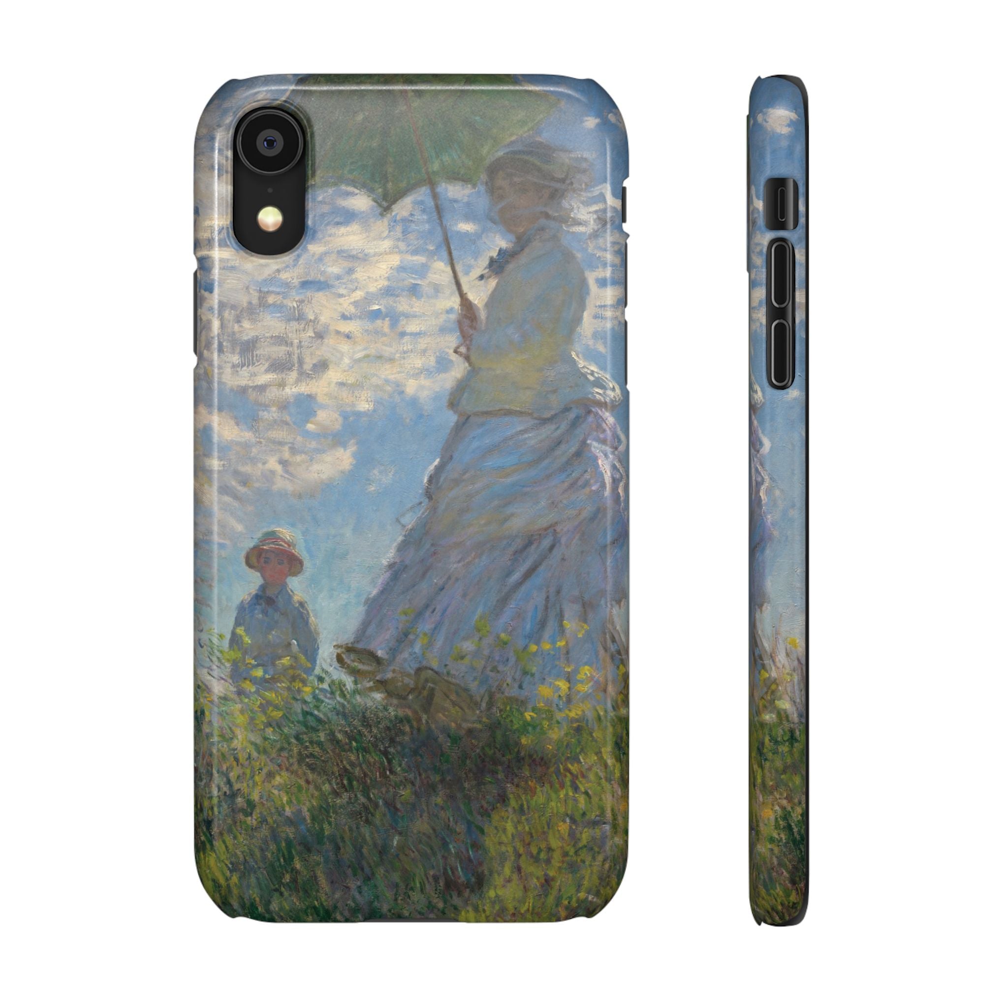 Madame Monet and Her Son by Claude Monet - iPhone Slim Case
