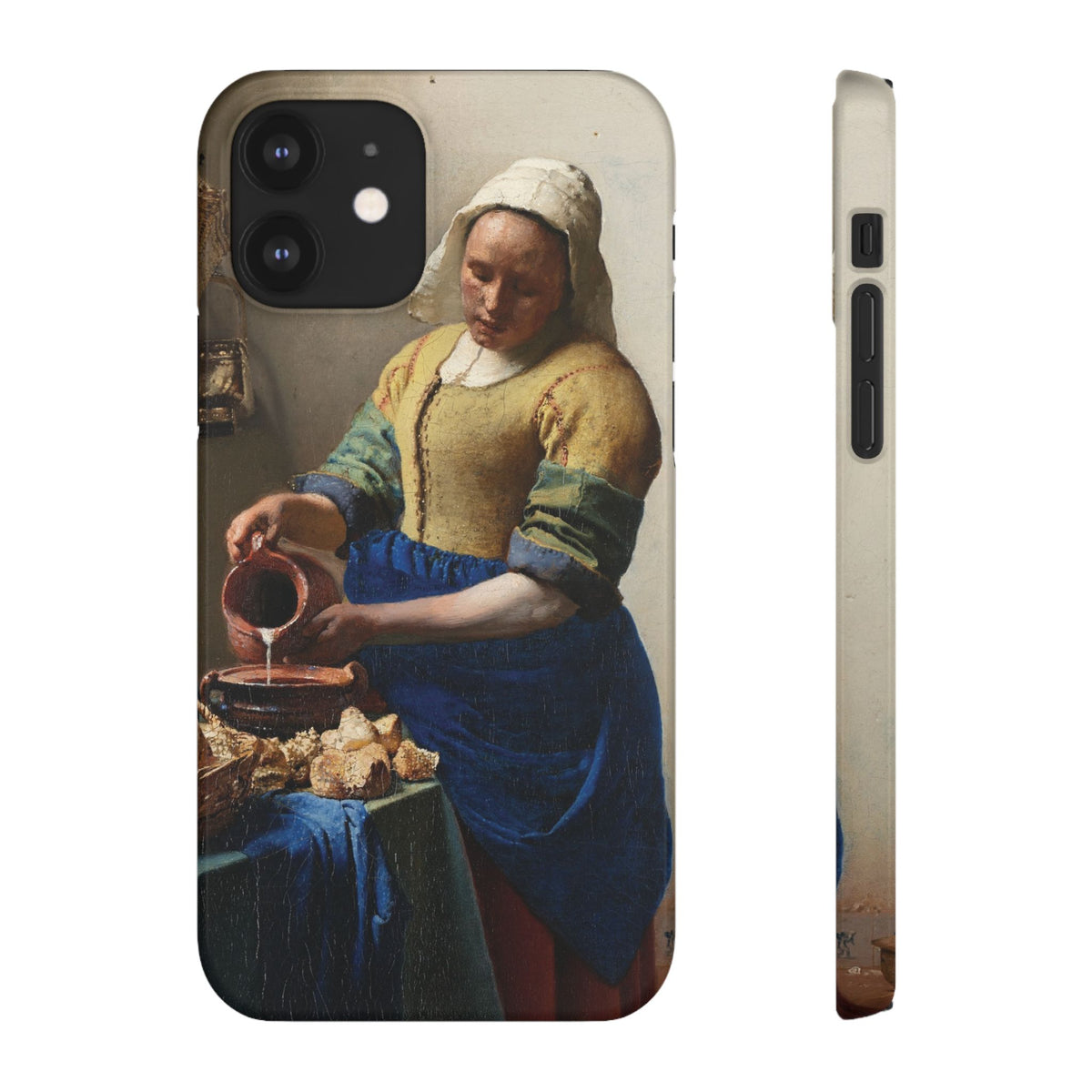 The Milkmaid by Johannes Vermeer - iPhone Slim Case