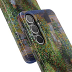 Monets Garden at Vetheuil by Claude Monet - Samsung Slim Case