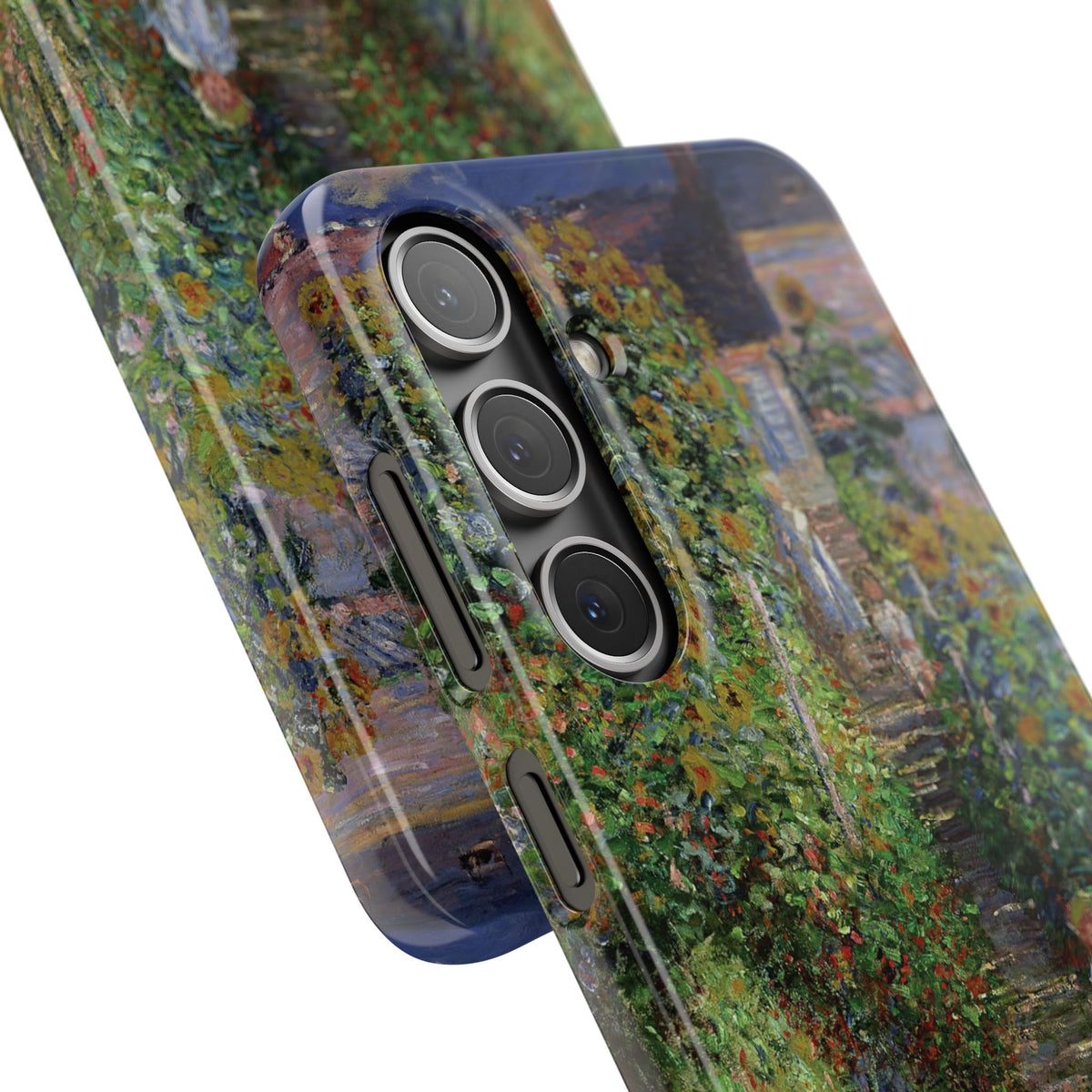 Monets Garden at Vetheuil by Claude Monet - Samsung Slim Case