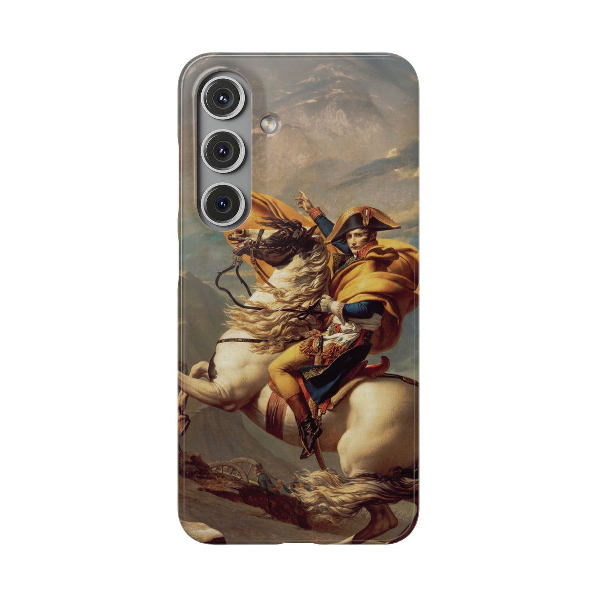 Napoleon at the Saint-Bernard Pass by Jacques-Louis David - Samsung Slim Case