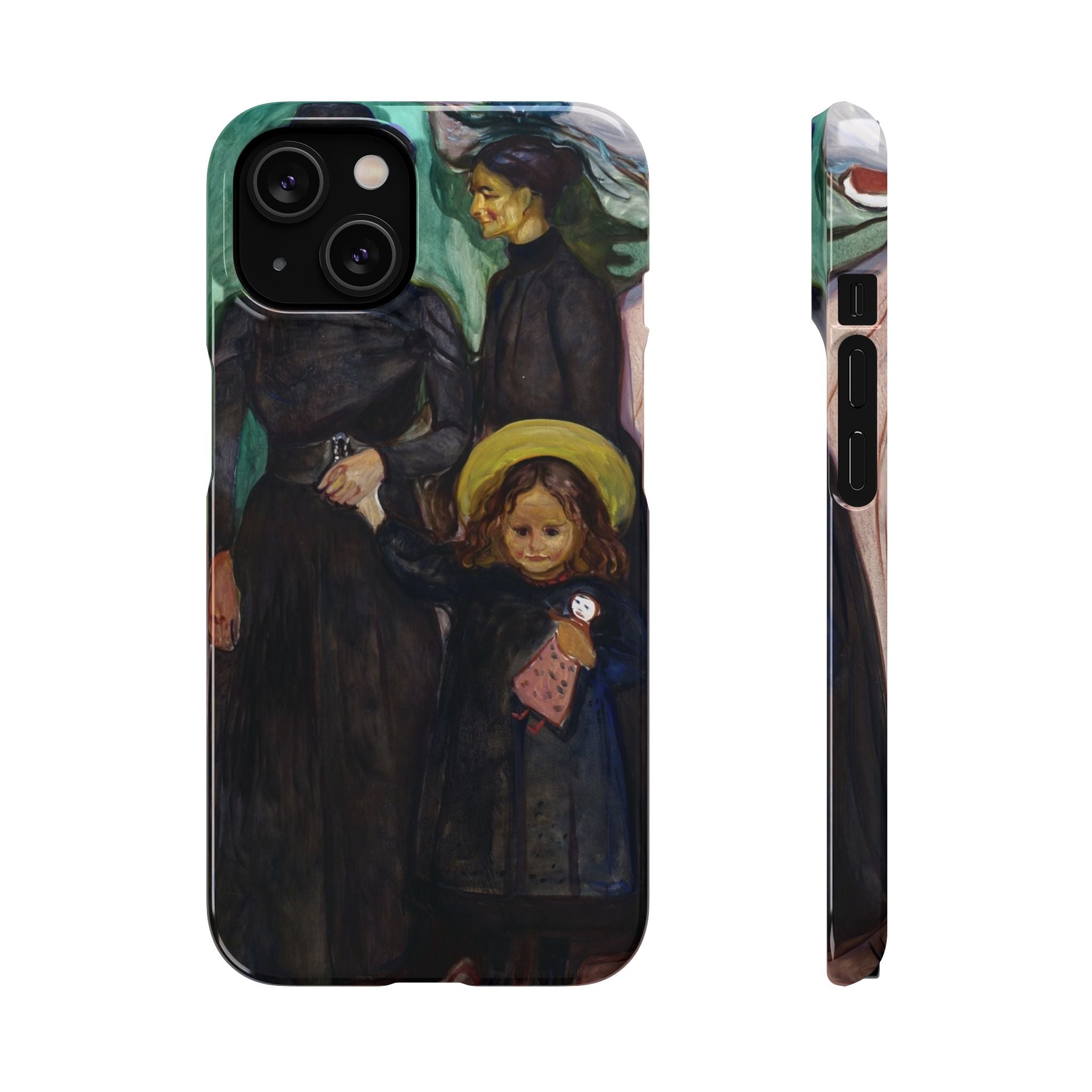 The Family by Edvard Munch - iPhone Slim Case