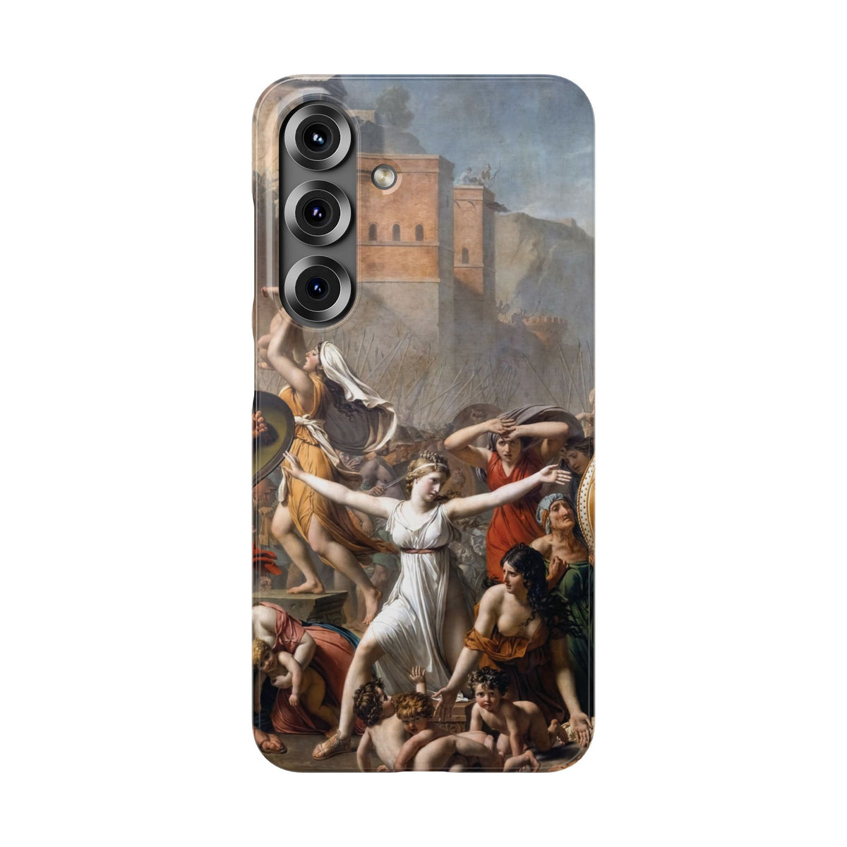 The Intervention of the Sabine Women by Jacques-Louis David - Samsung Slim Case