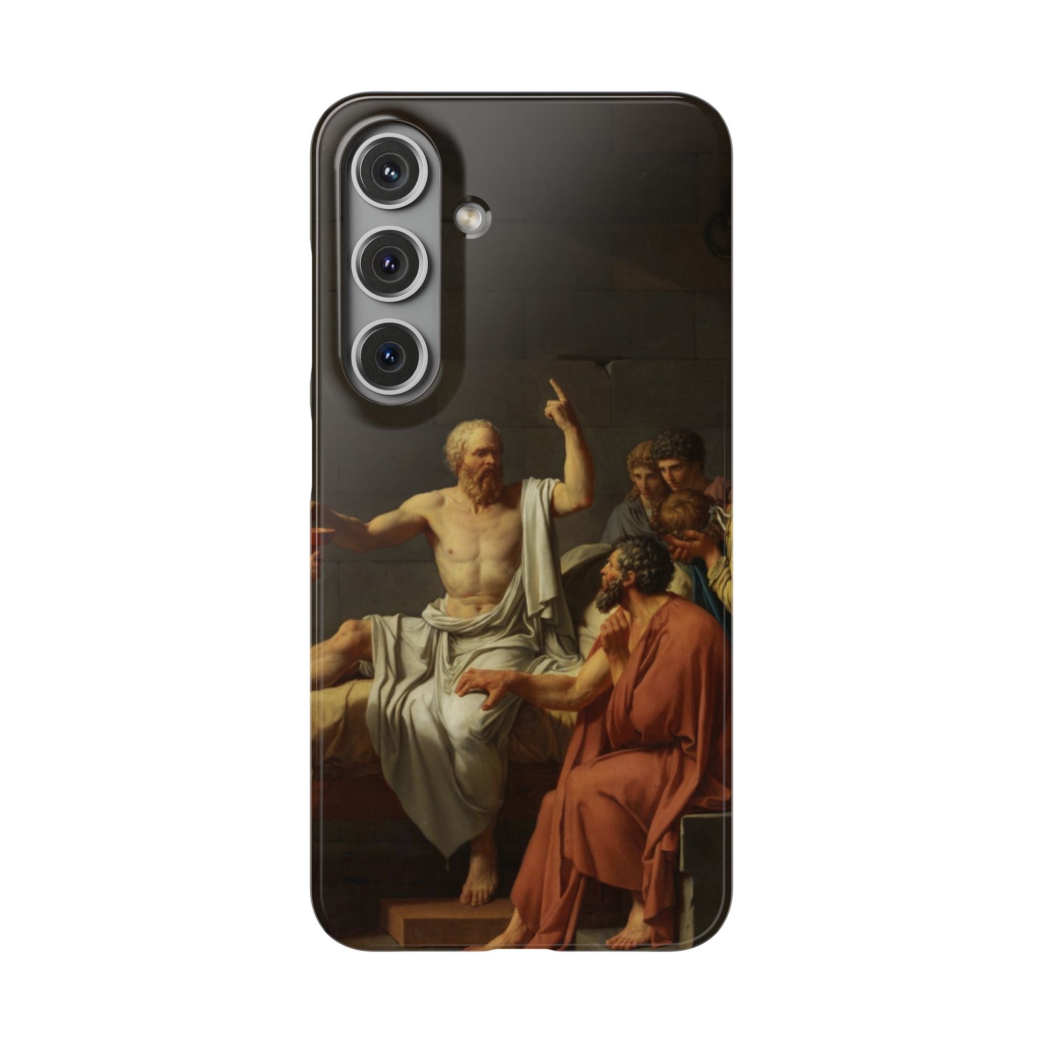 The Death of Socrates by Jacques-Louis David - Samsung Slim Case