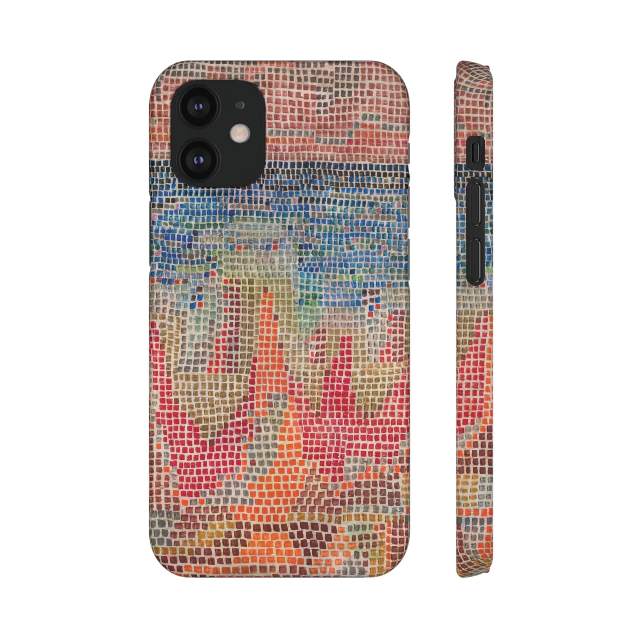 Cliffs by the sea by Paul Klee - iPhone Slim Case