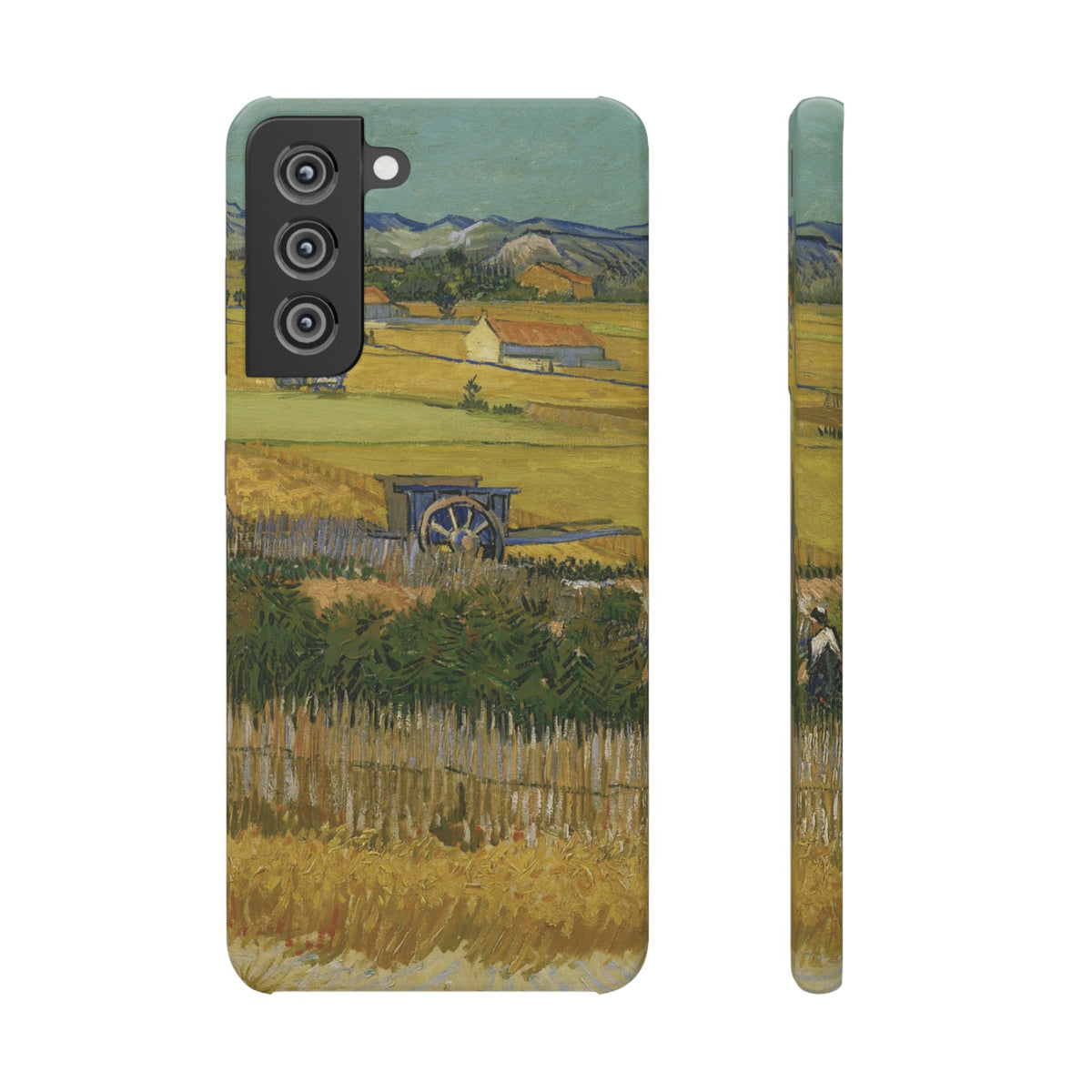 Harvest at La Crau by Vincent van Gogh - Samsung Slim Case
