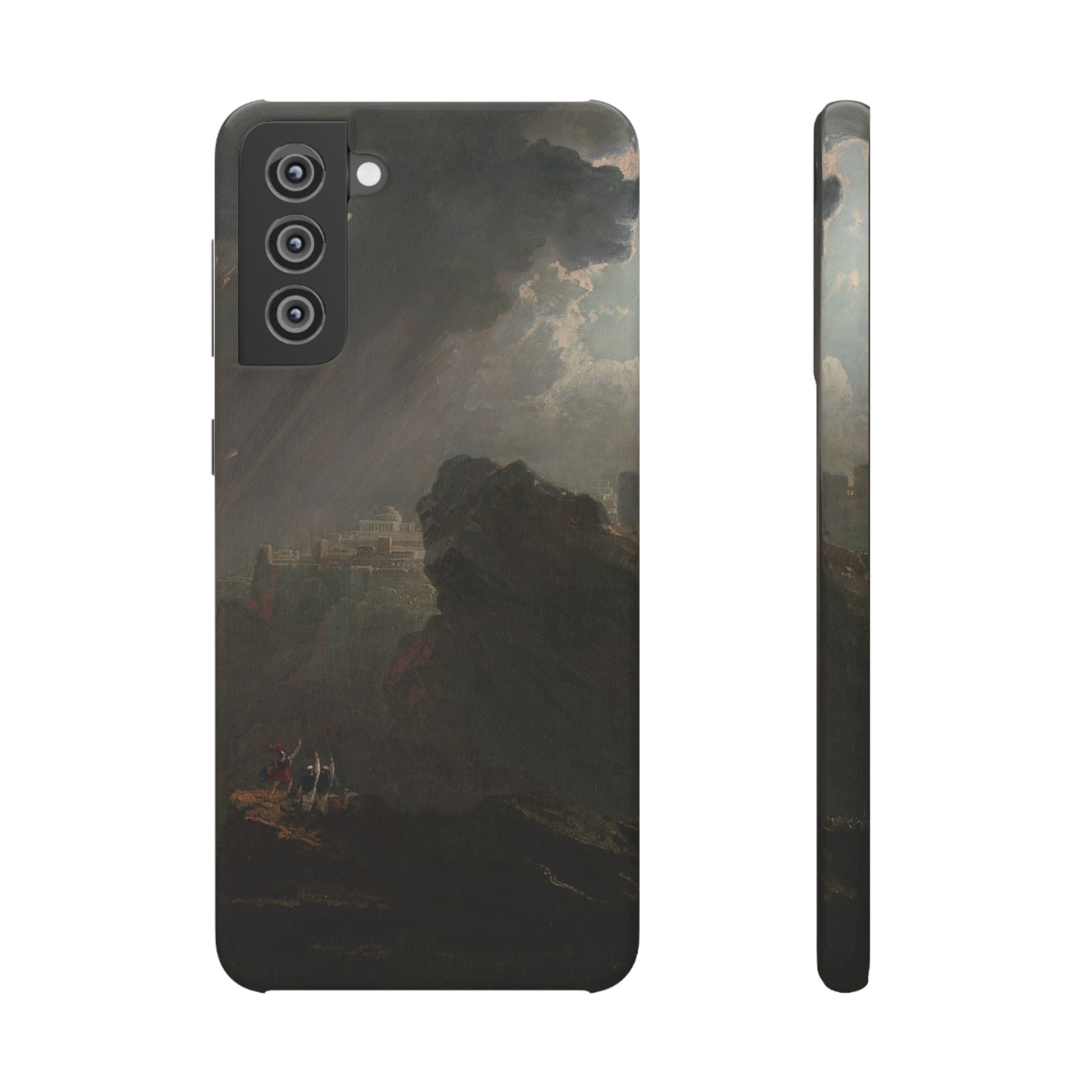 Josua befiehlt der Sonne, stillzustehen von John Martin – Samsung Slim Case