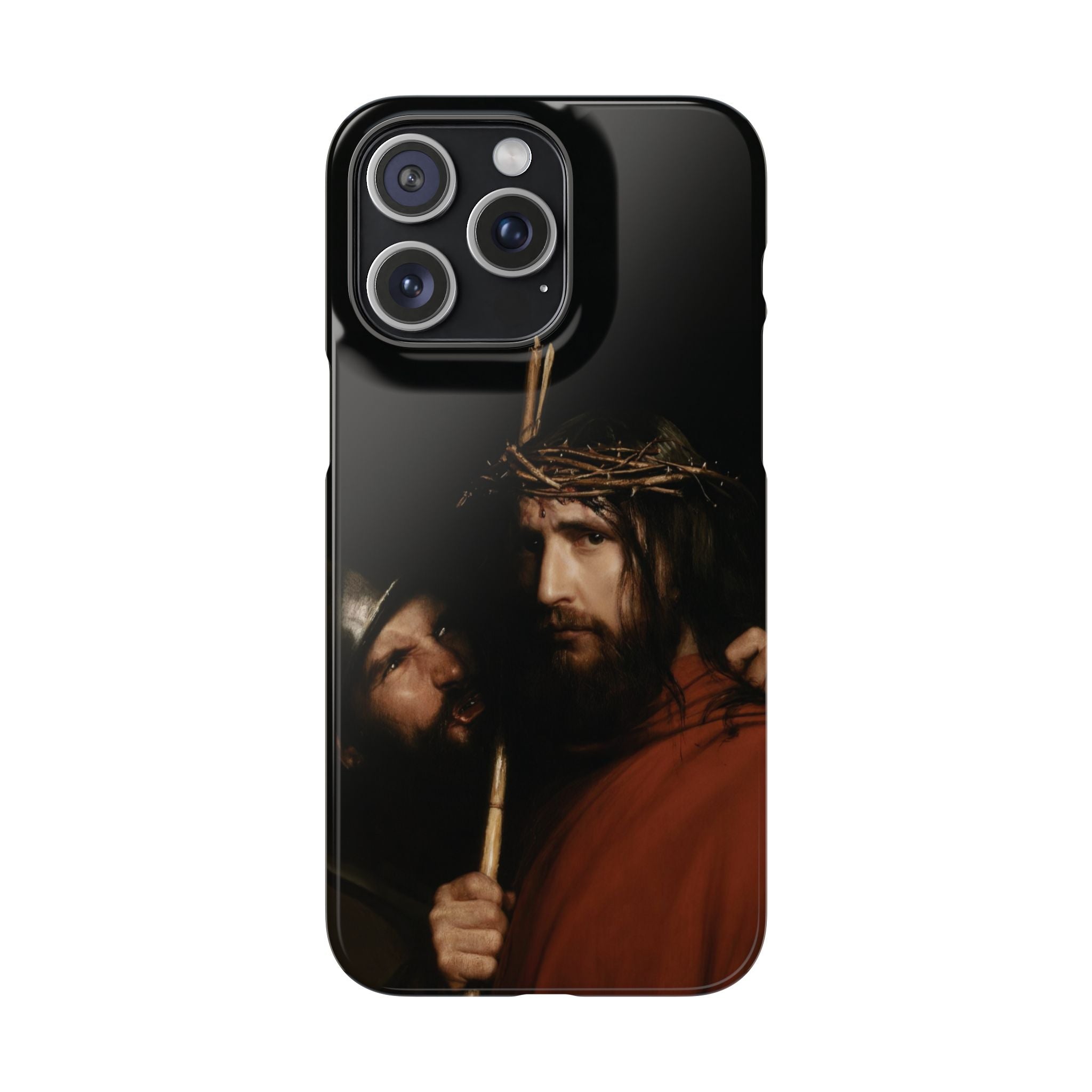 The Mocking of Christ by Carl Bloch - iPhone Slim Case