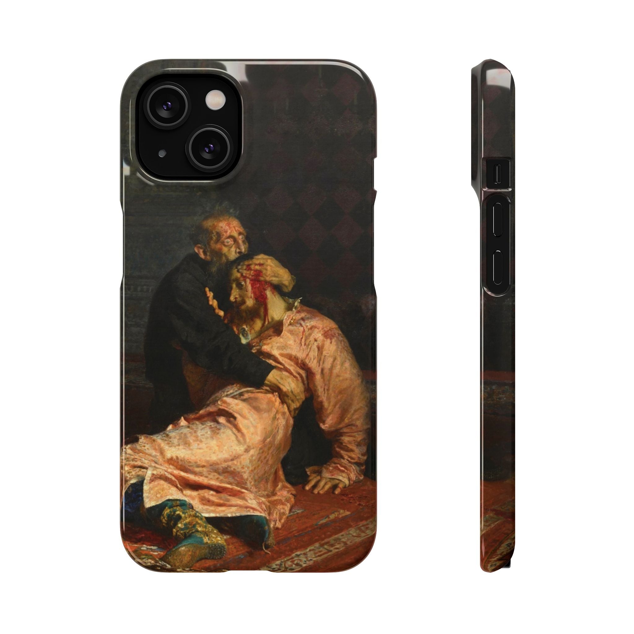 Ivan the Terrible and His Son by Ilya Repin - iPhone Slim Case