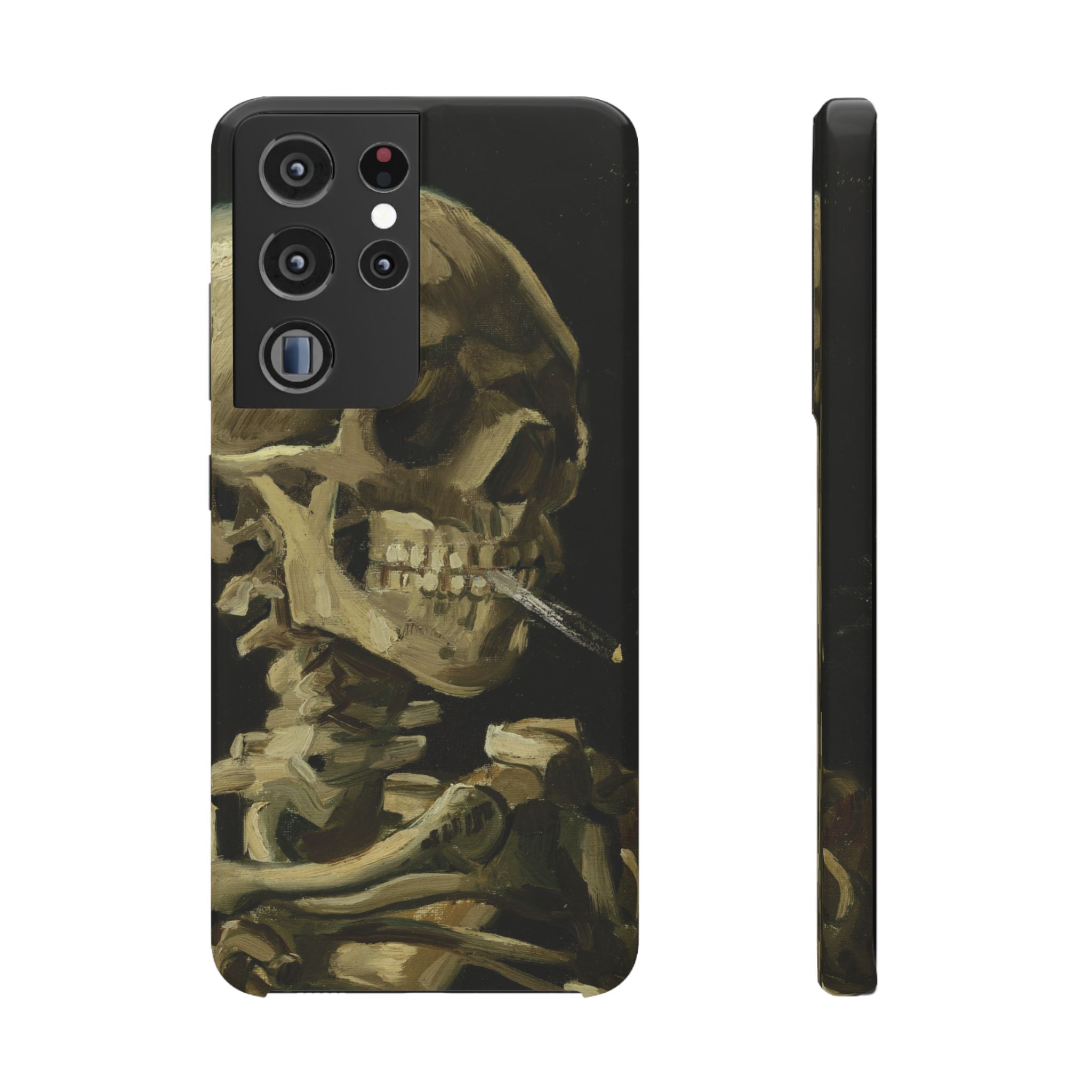 Skeleton with Cigarette by Van Gogh - Samsung Slim Case