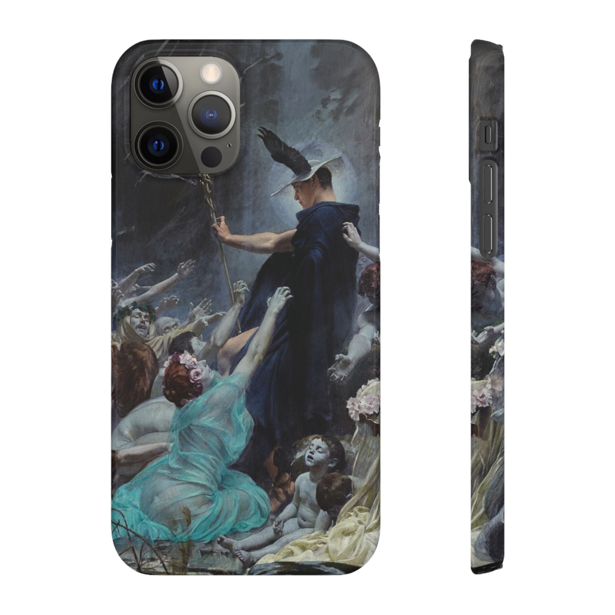 The Souls of Acheron by Adolf Hiremy-Hirschl - iPhone Slim Case